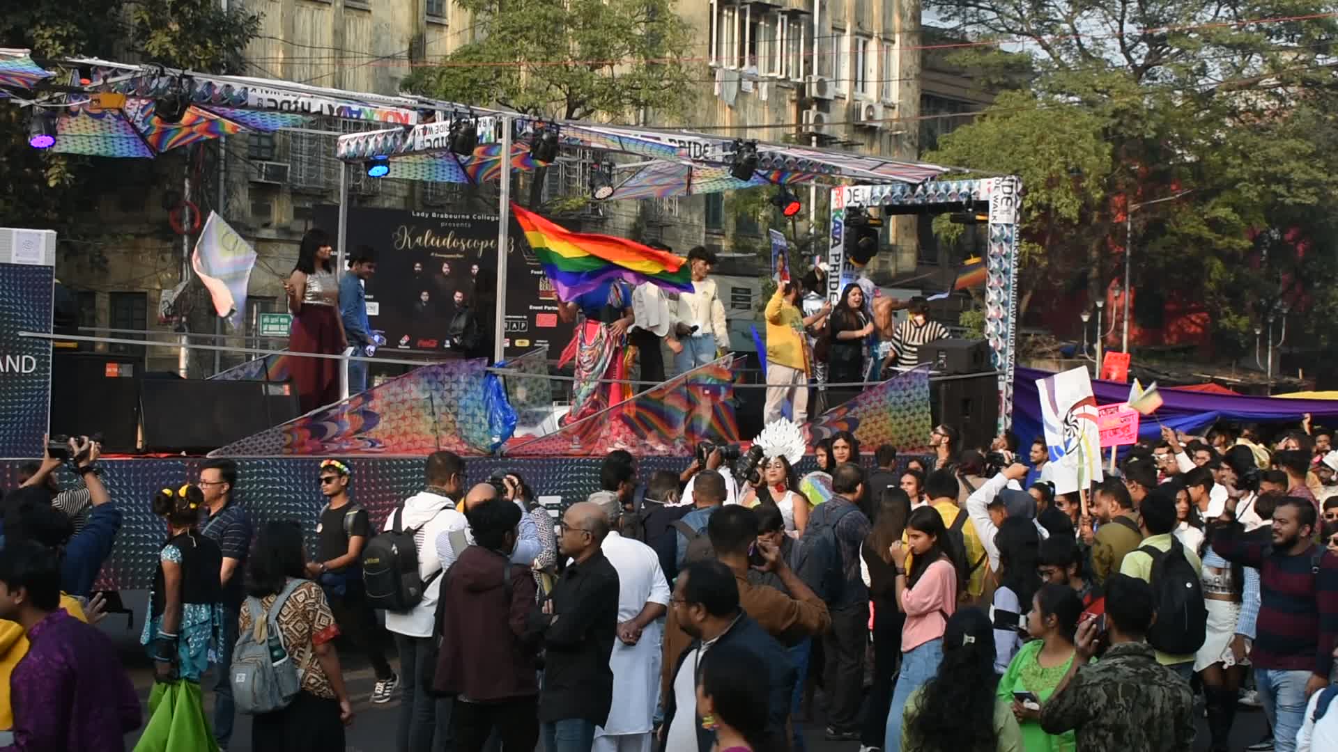 Kolkata Rainbow pride walk 2023 .