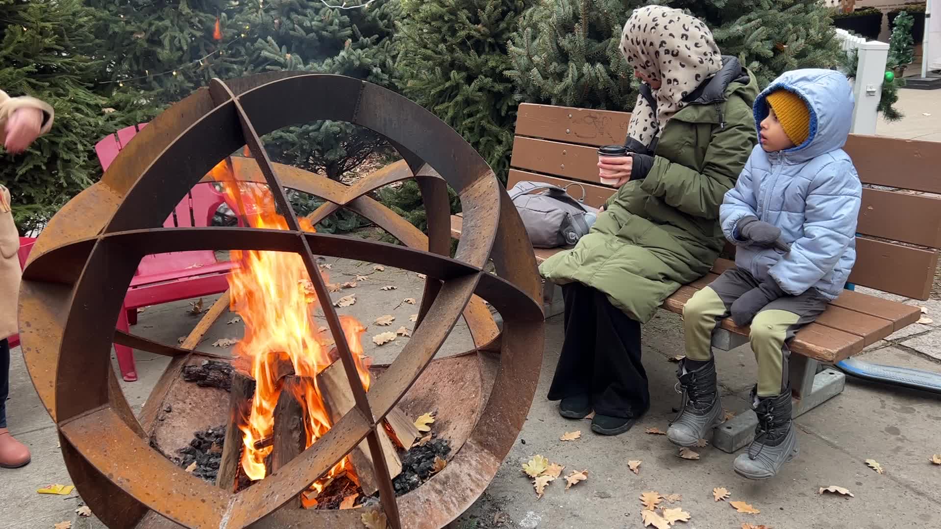 Daily life during winter in Toronto