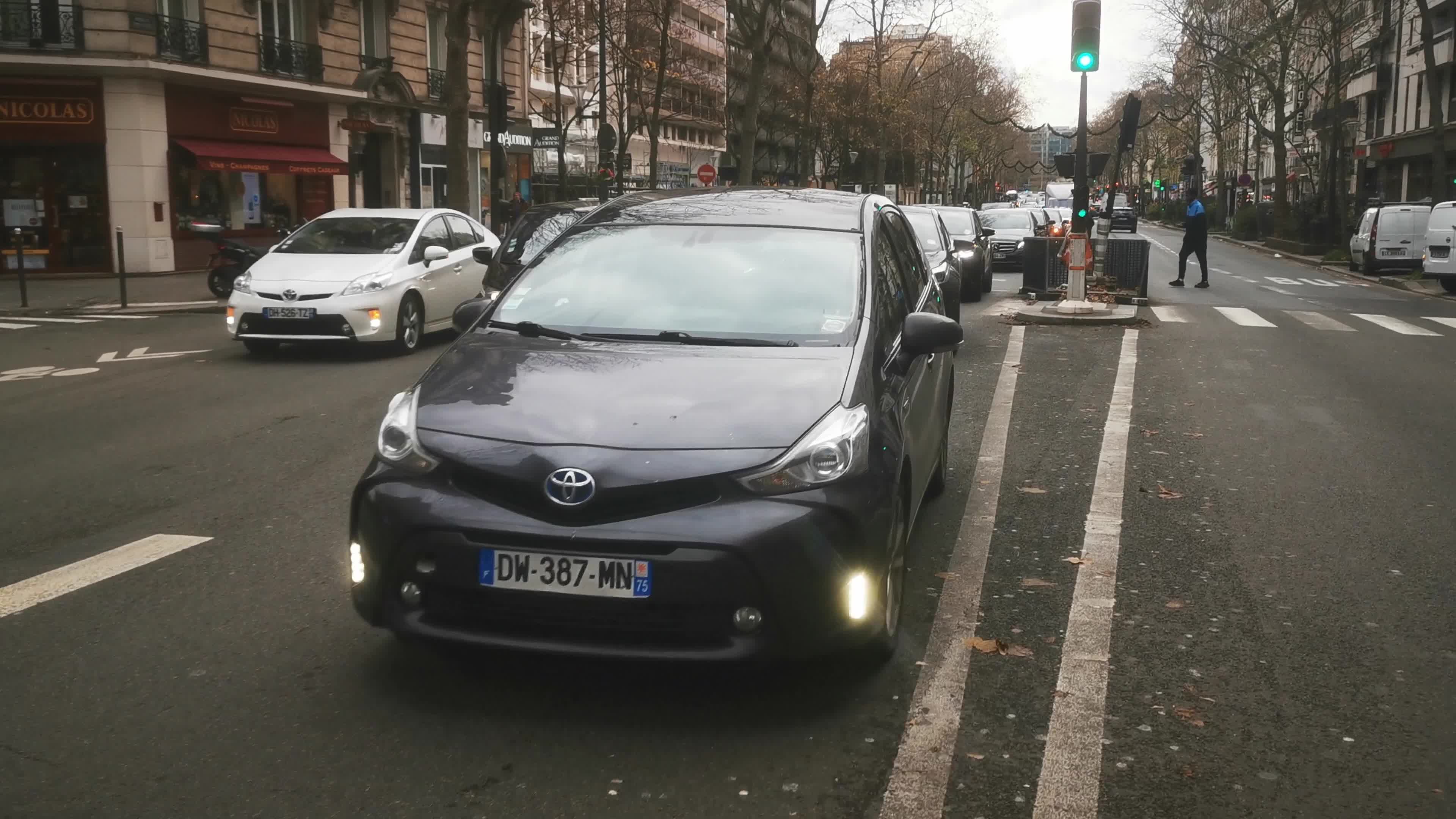 VTC drivers demonstrated in Paris