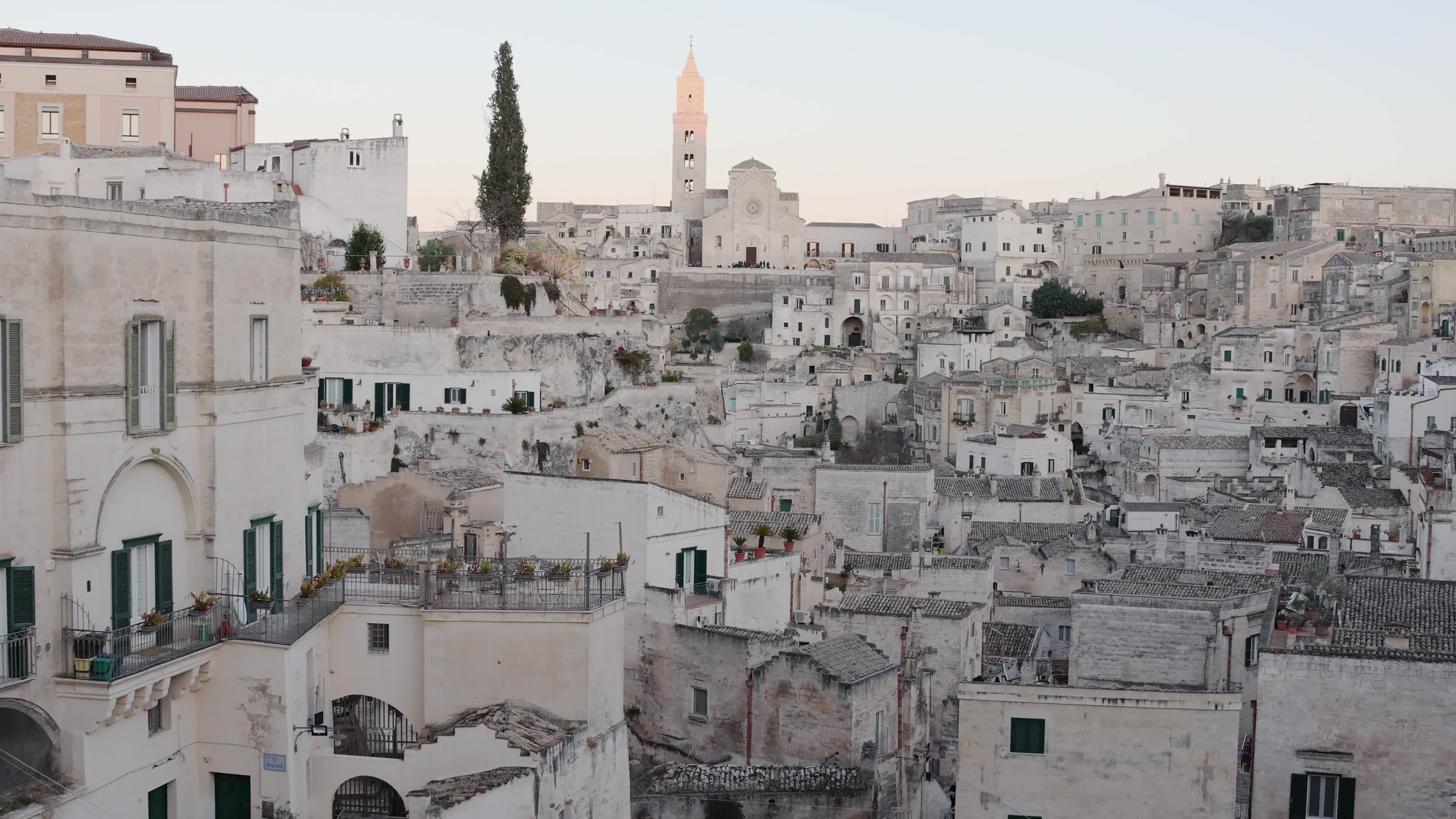 Daily Life In Matera Amid The Christmas Season