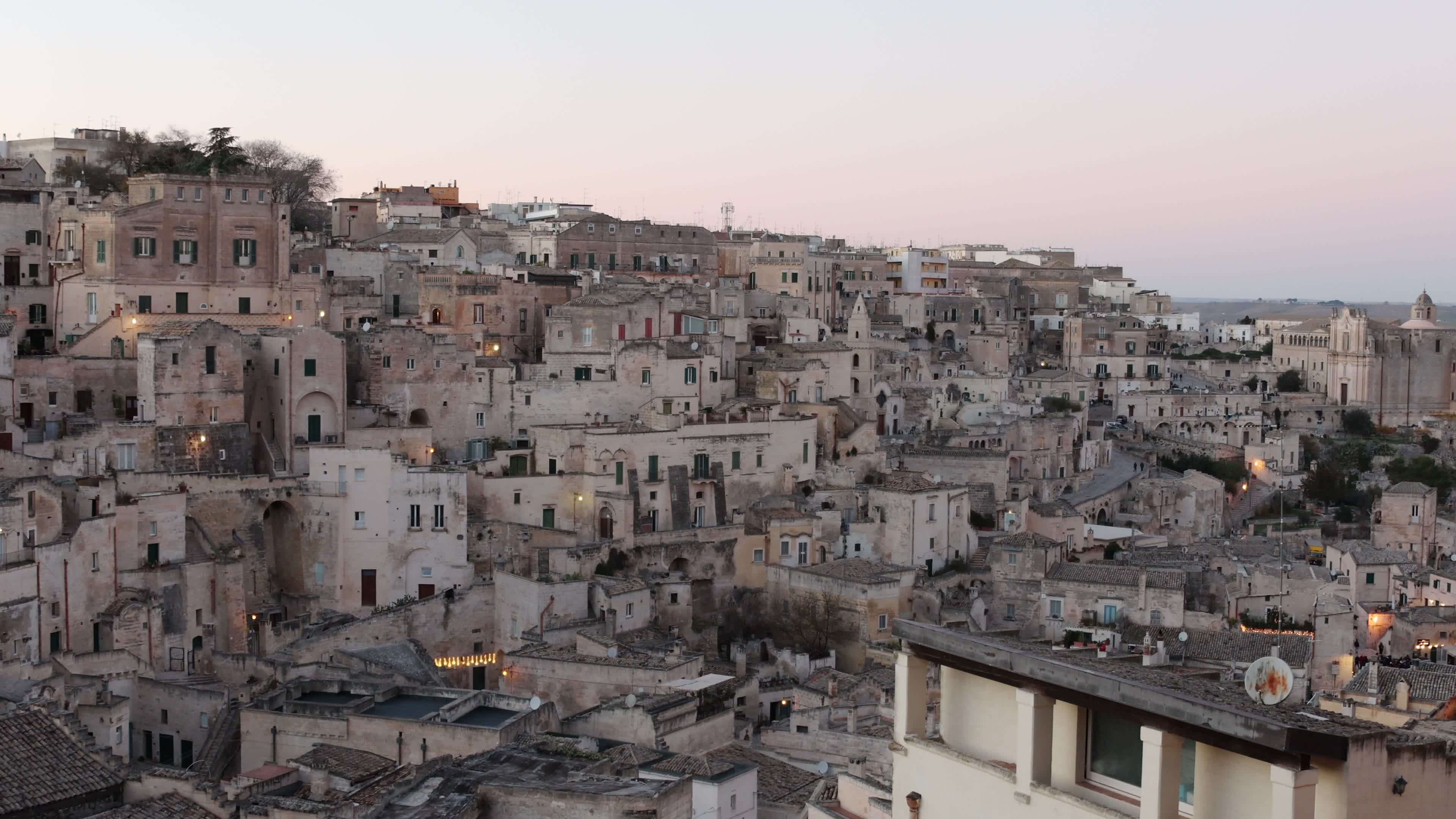 Daily Life In Matera Amid The Christmas Season
