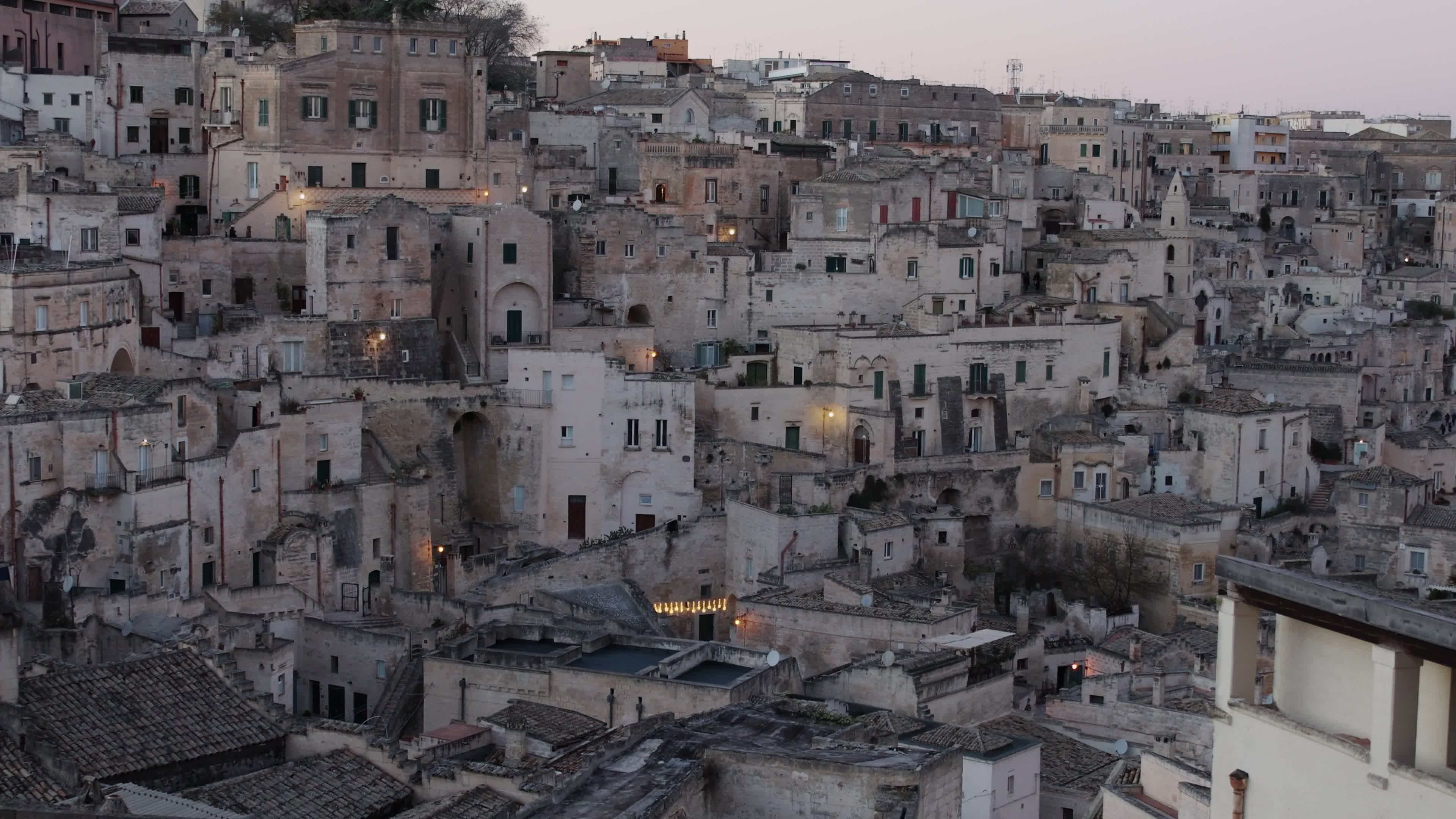 Daily Life In Matera Amid The Christmas Season