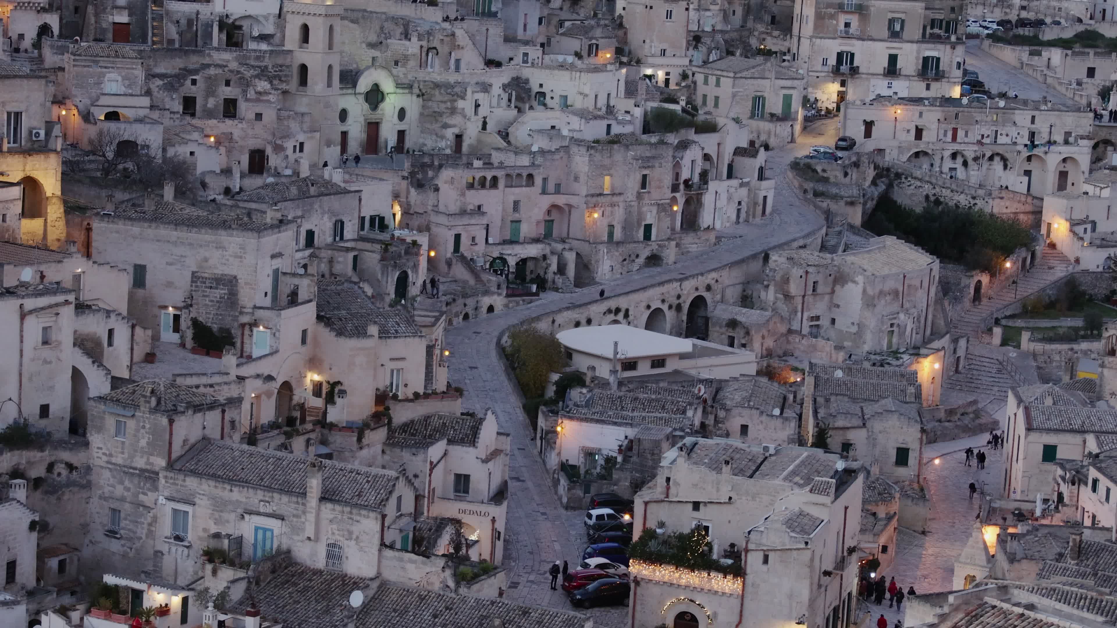 Daily Life In Matera Amid The Christmas Season