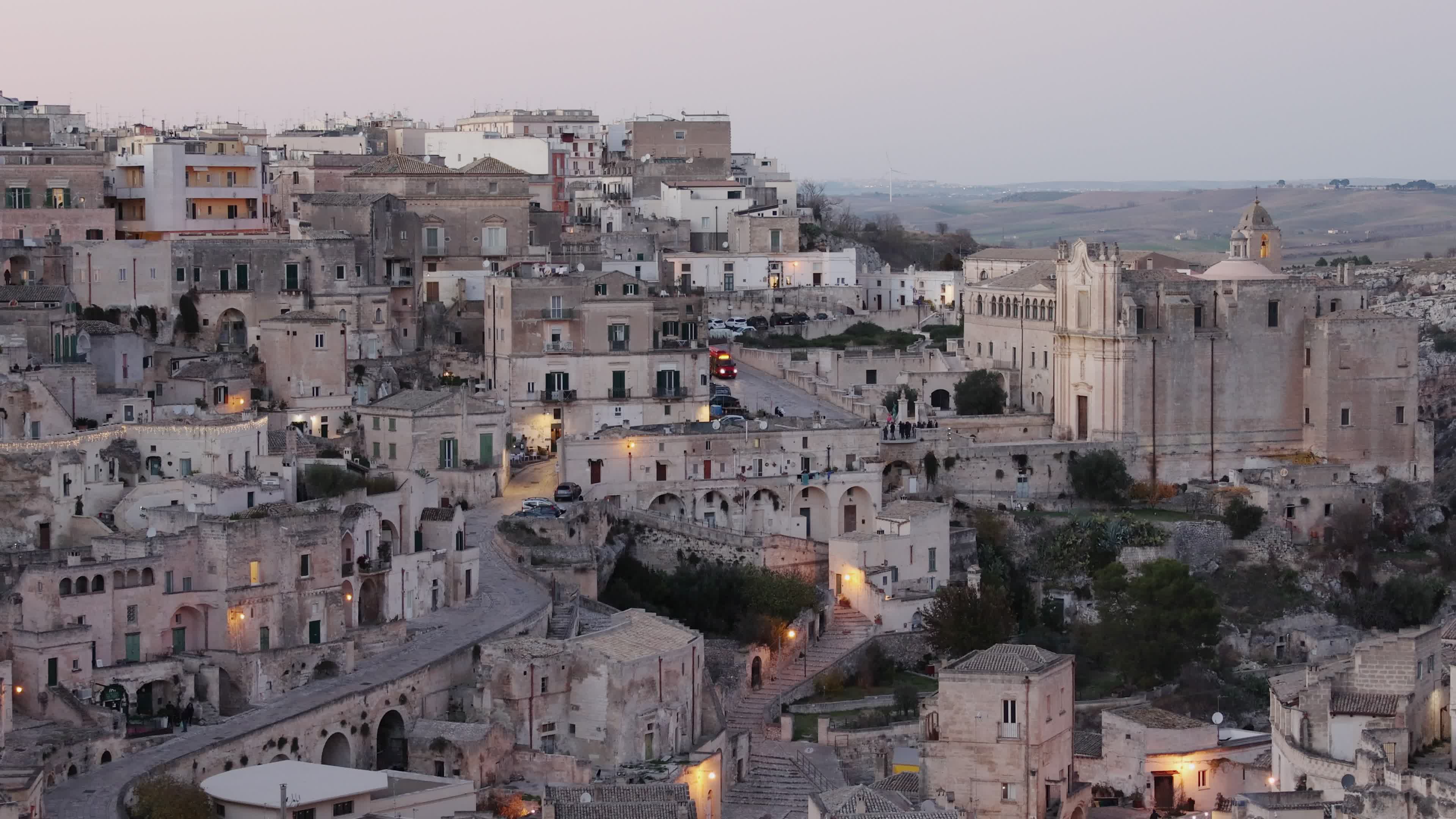 Daily Life In Matera Amid The Christmas Season