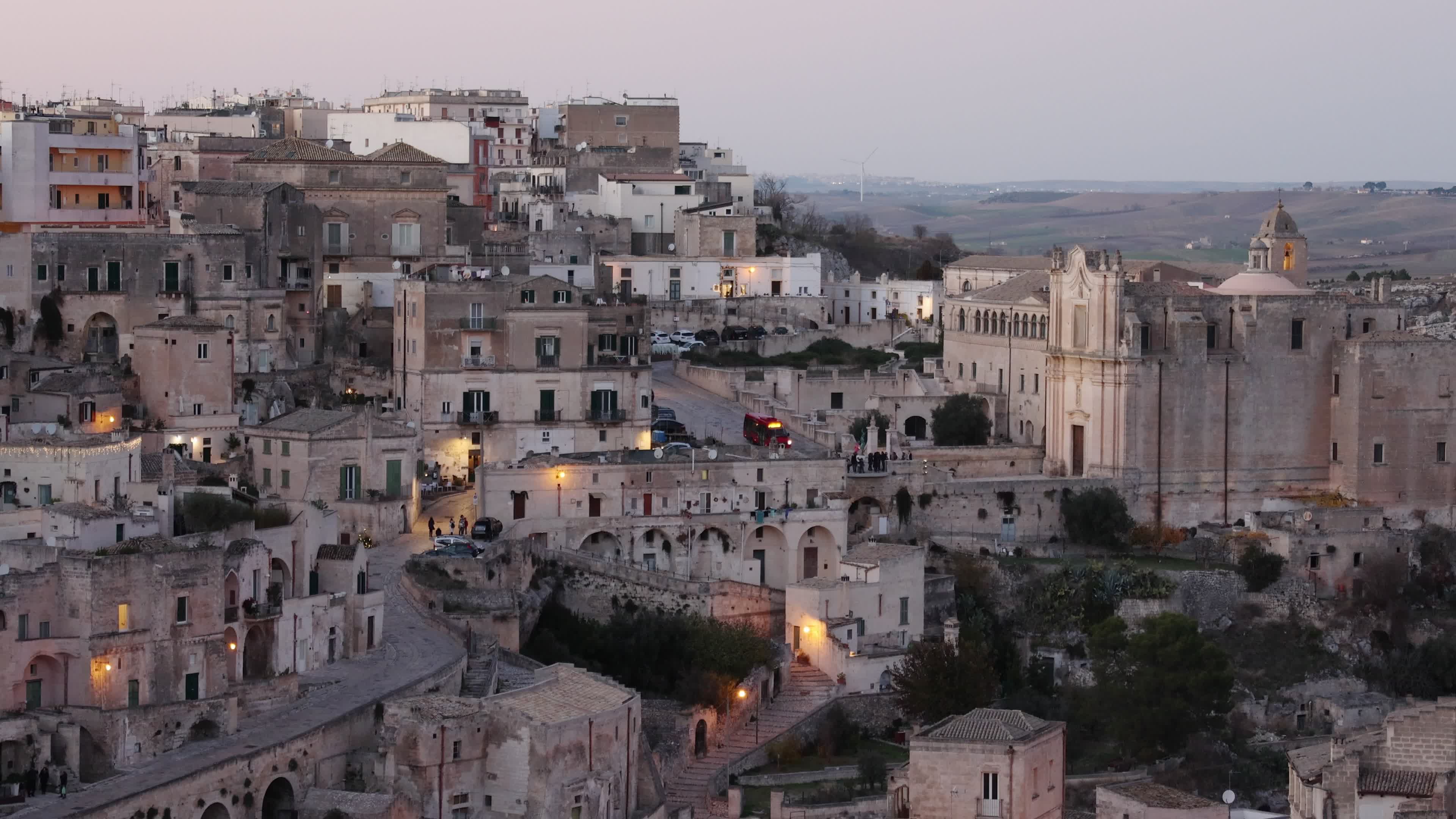 Daily Life In Matera Amid The Christmas Season