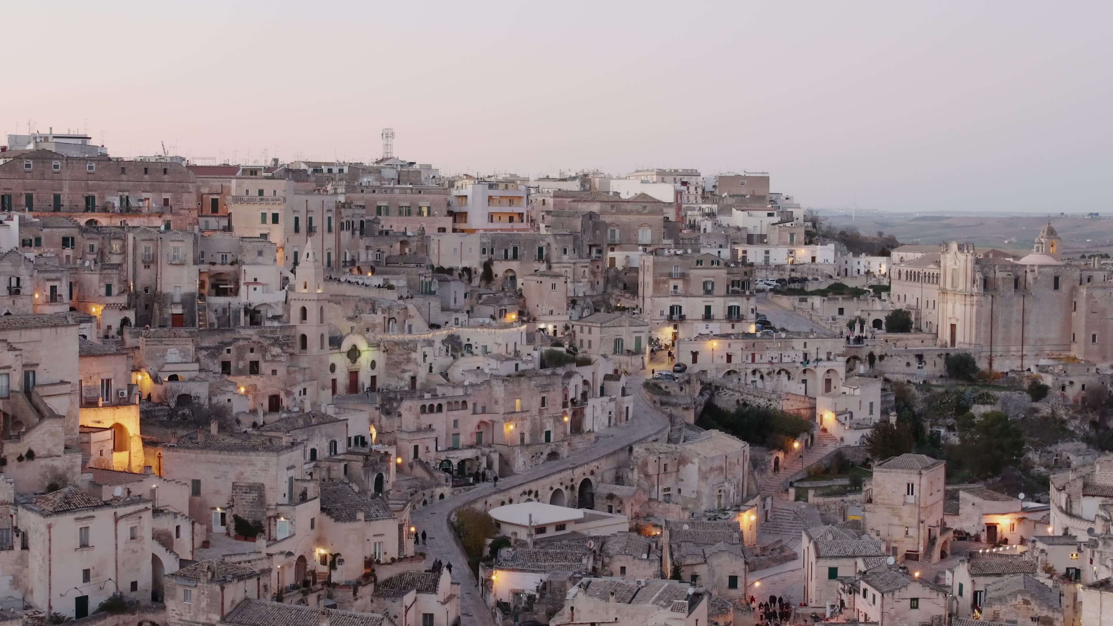 Daily Life In Matera Amid The Christmas Season