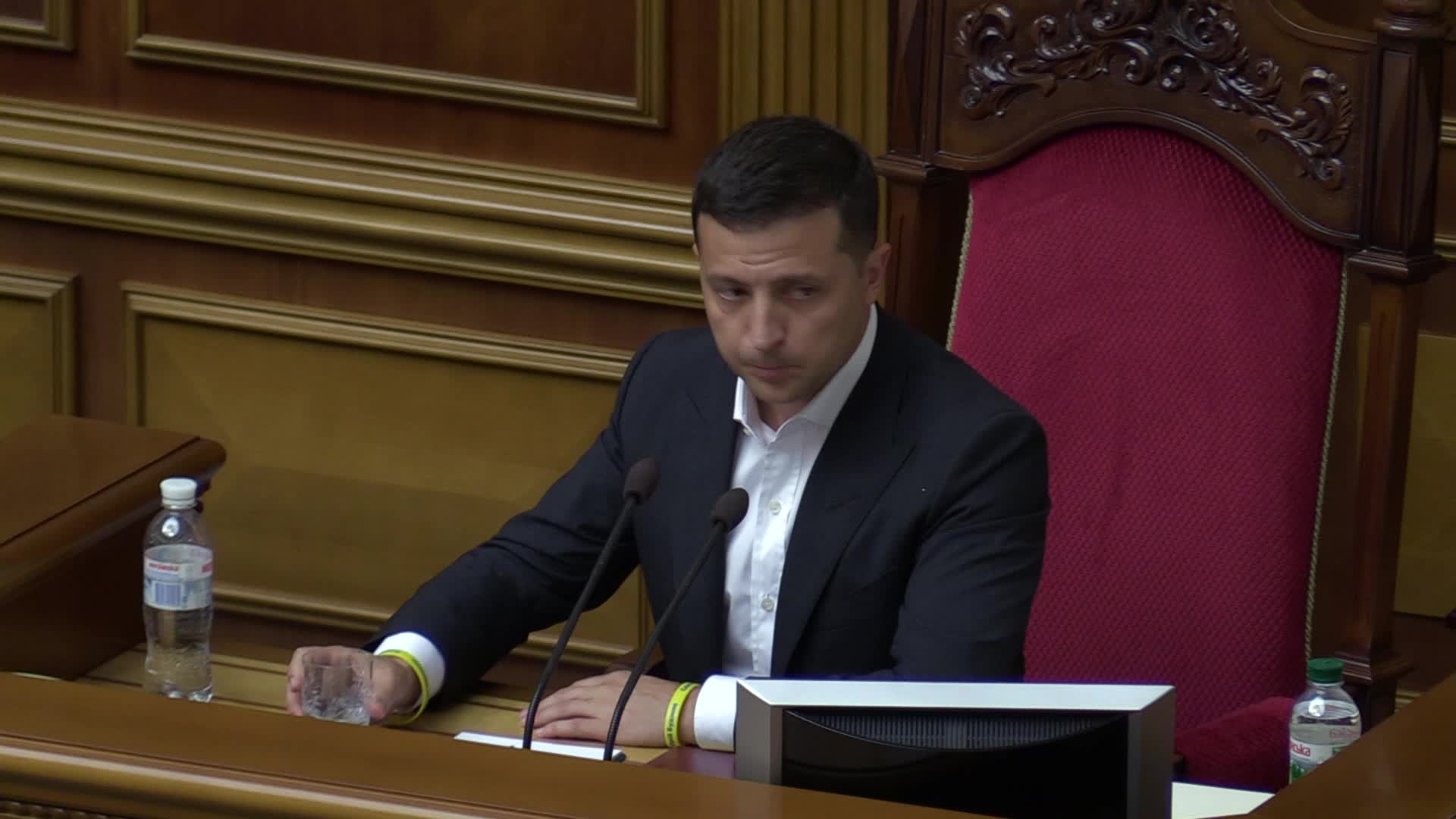 The first session of newly Ukrainian Parliament in Kiev 