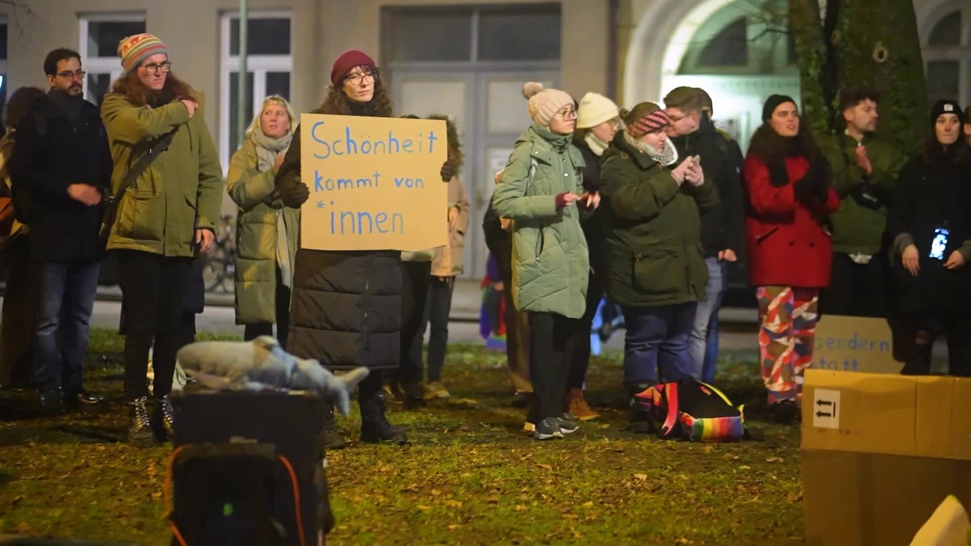 Rally against Gendering Ban in Munich