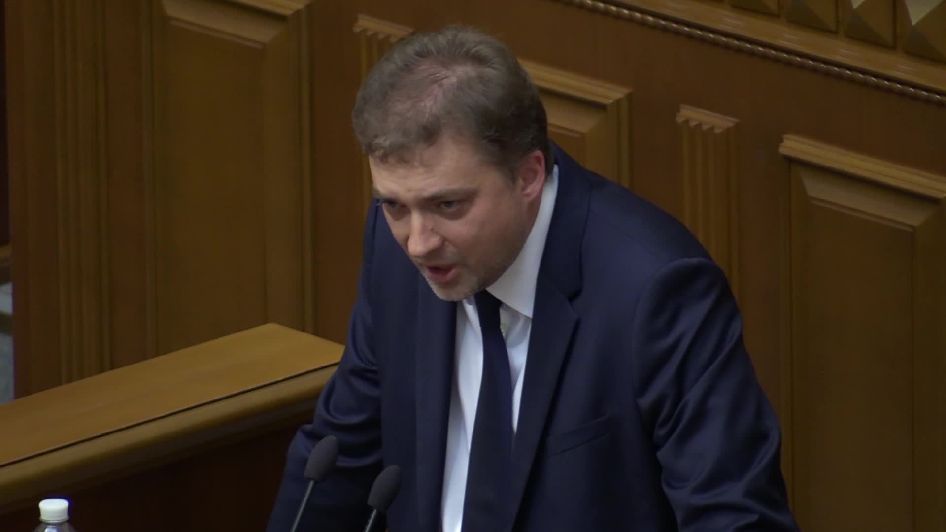 The first session of newly Ukrainian Parliament in Kiev 