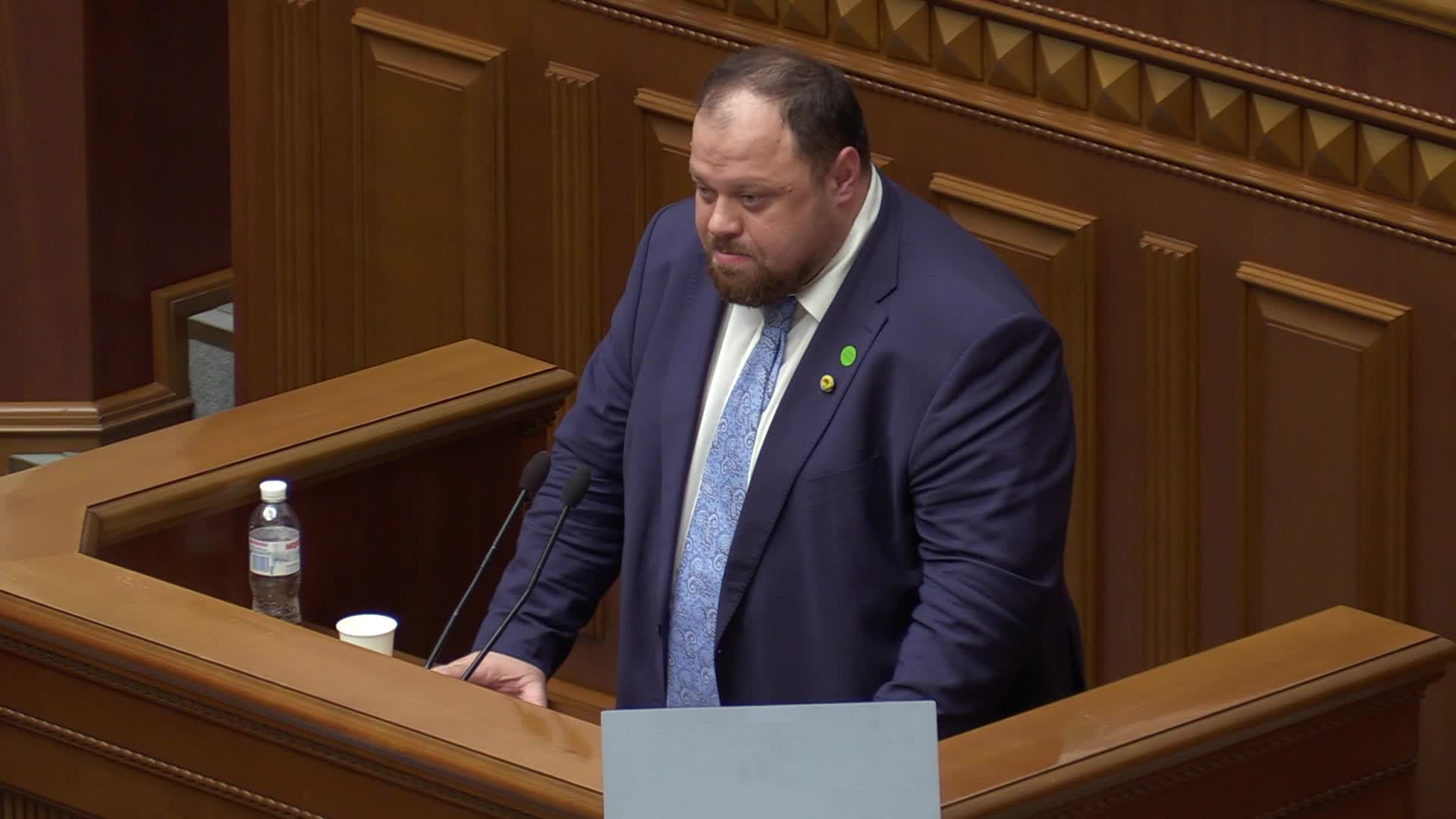 The first session of newly Ukrainian Parliament in Kiev 