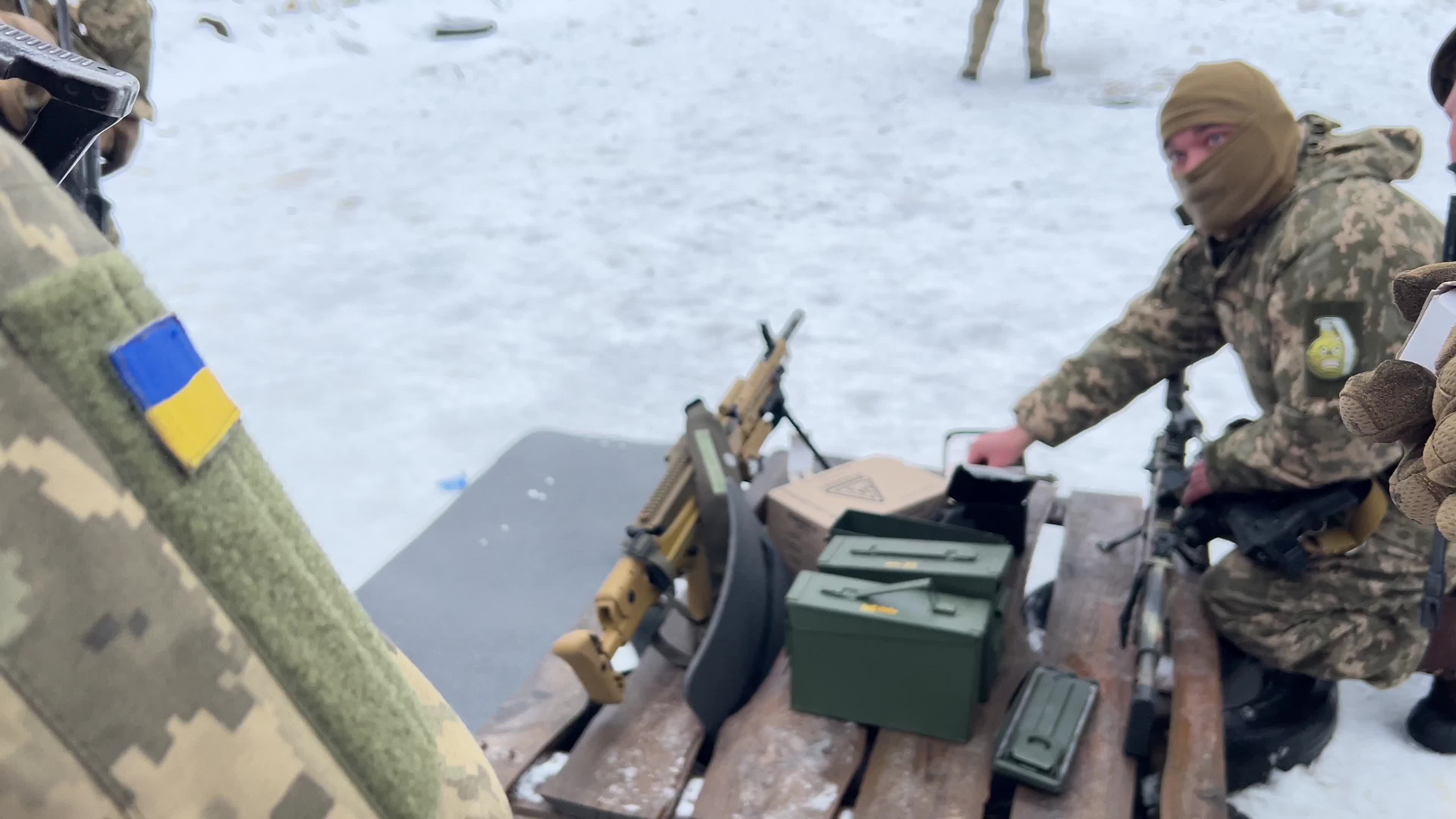 Siberian Battalion's Military Drills in Northern Ukraine