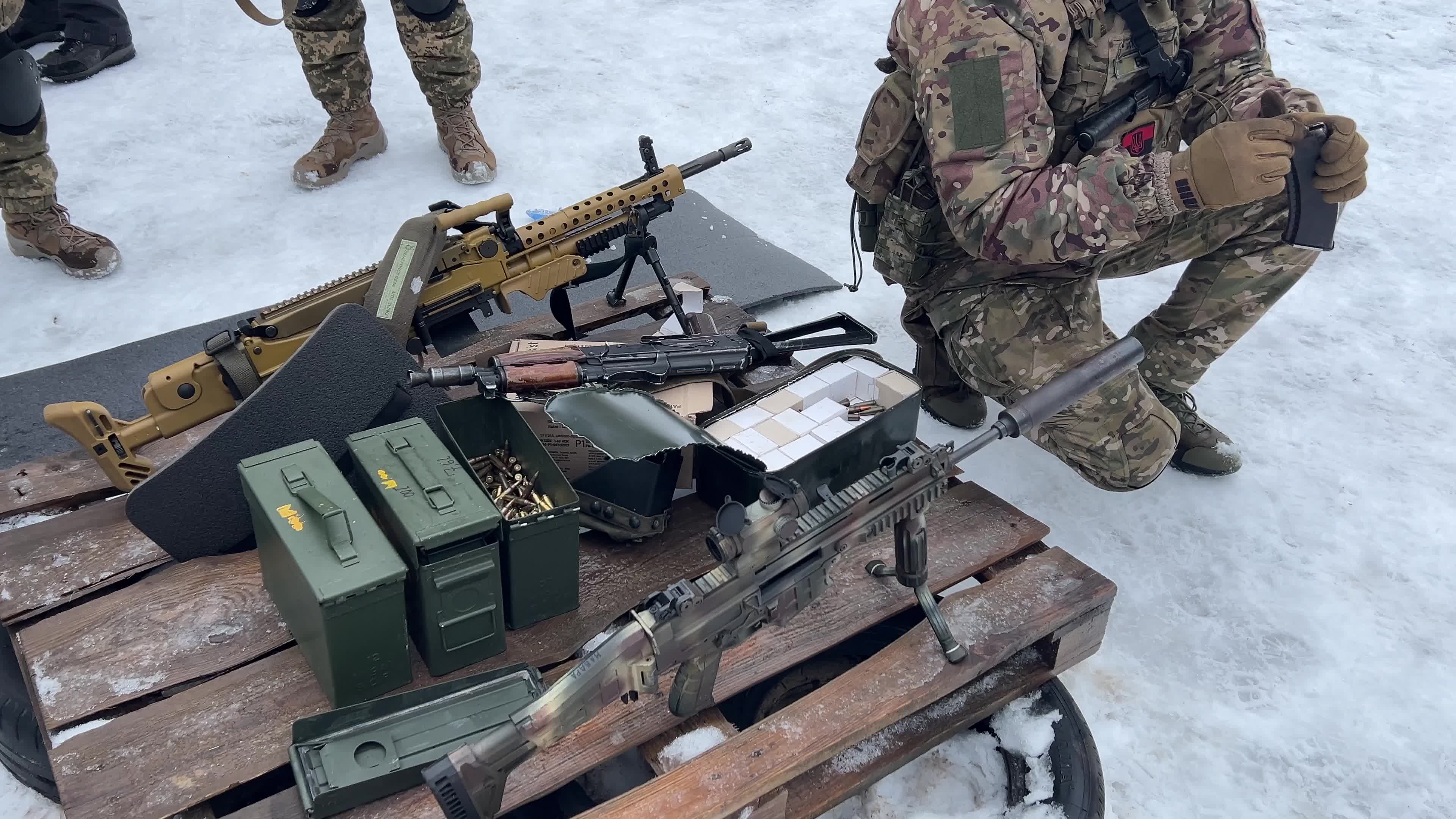 Siberian Battalion's Military Drills in Northern Ukraine