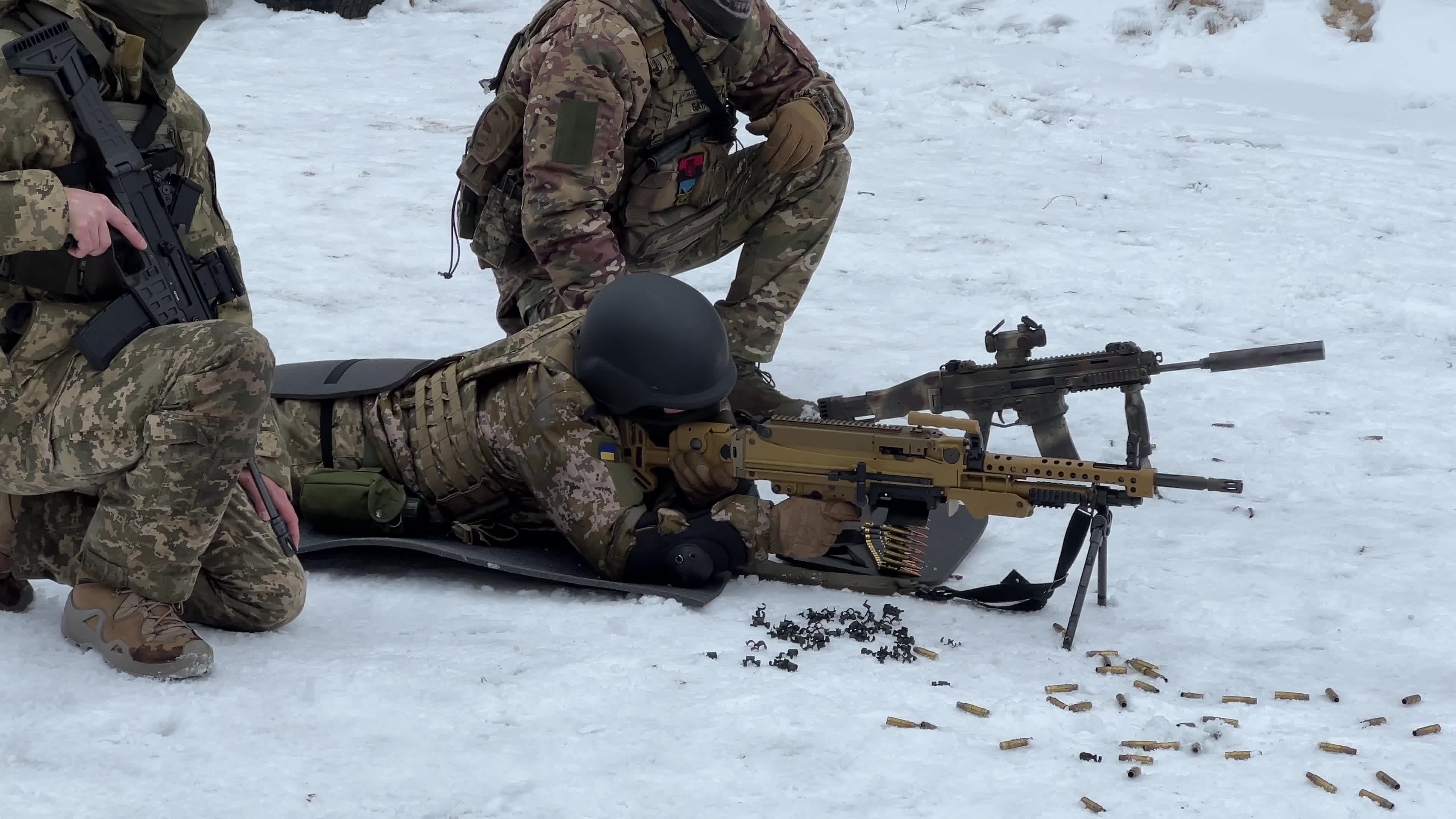 Siberian Battalion's Military Drills in Northern Ukraine