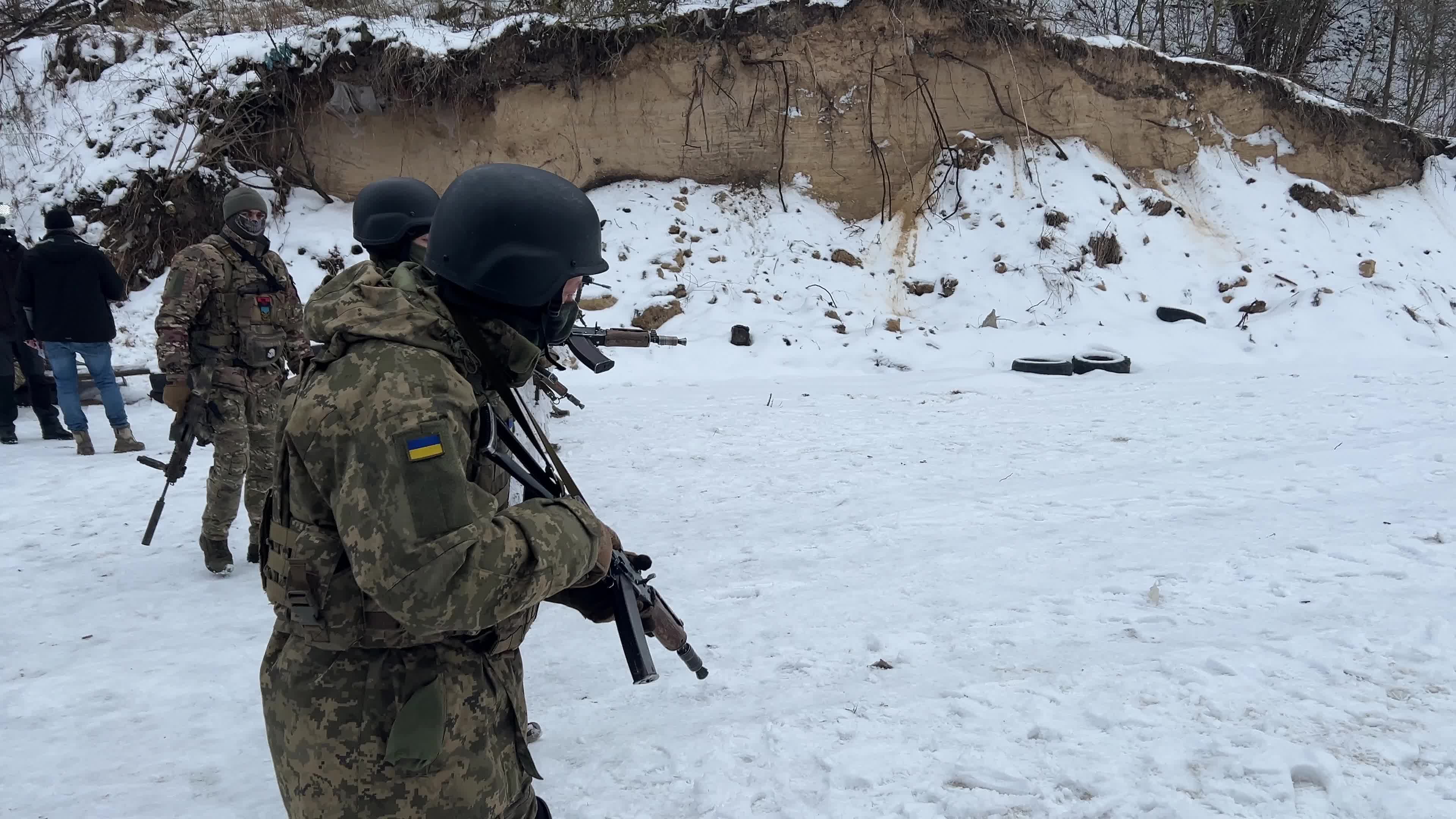 Siberian Battalion's Military Drills in Northern Ukraine