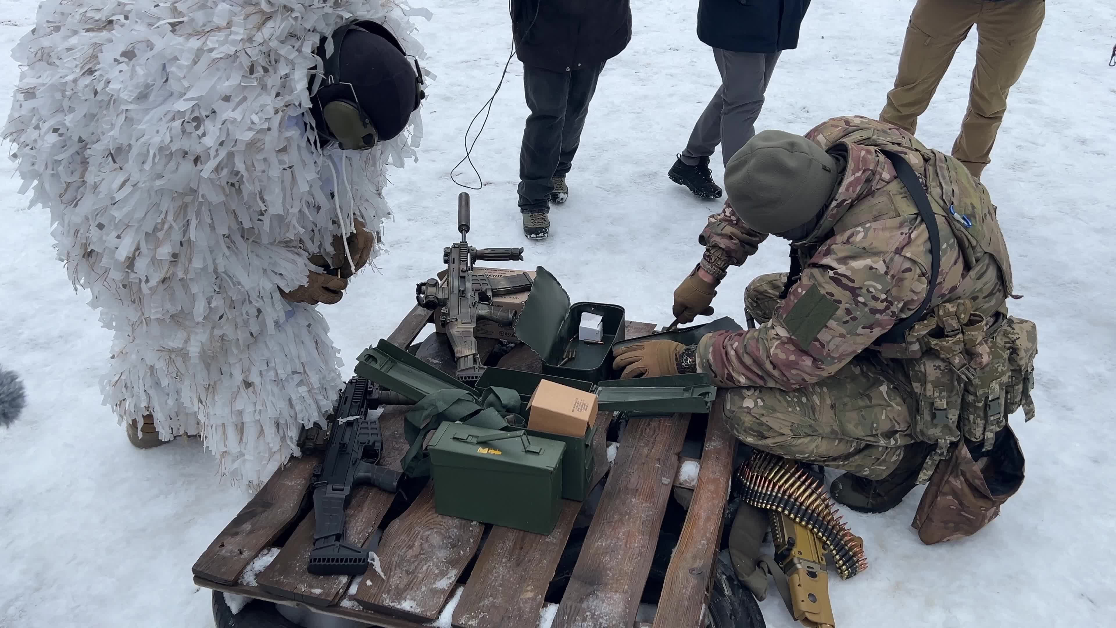 Siberian Battalion's Military Drills in Northern Ukraine