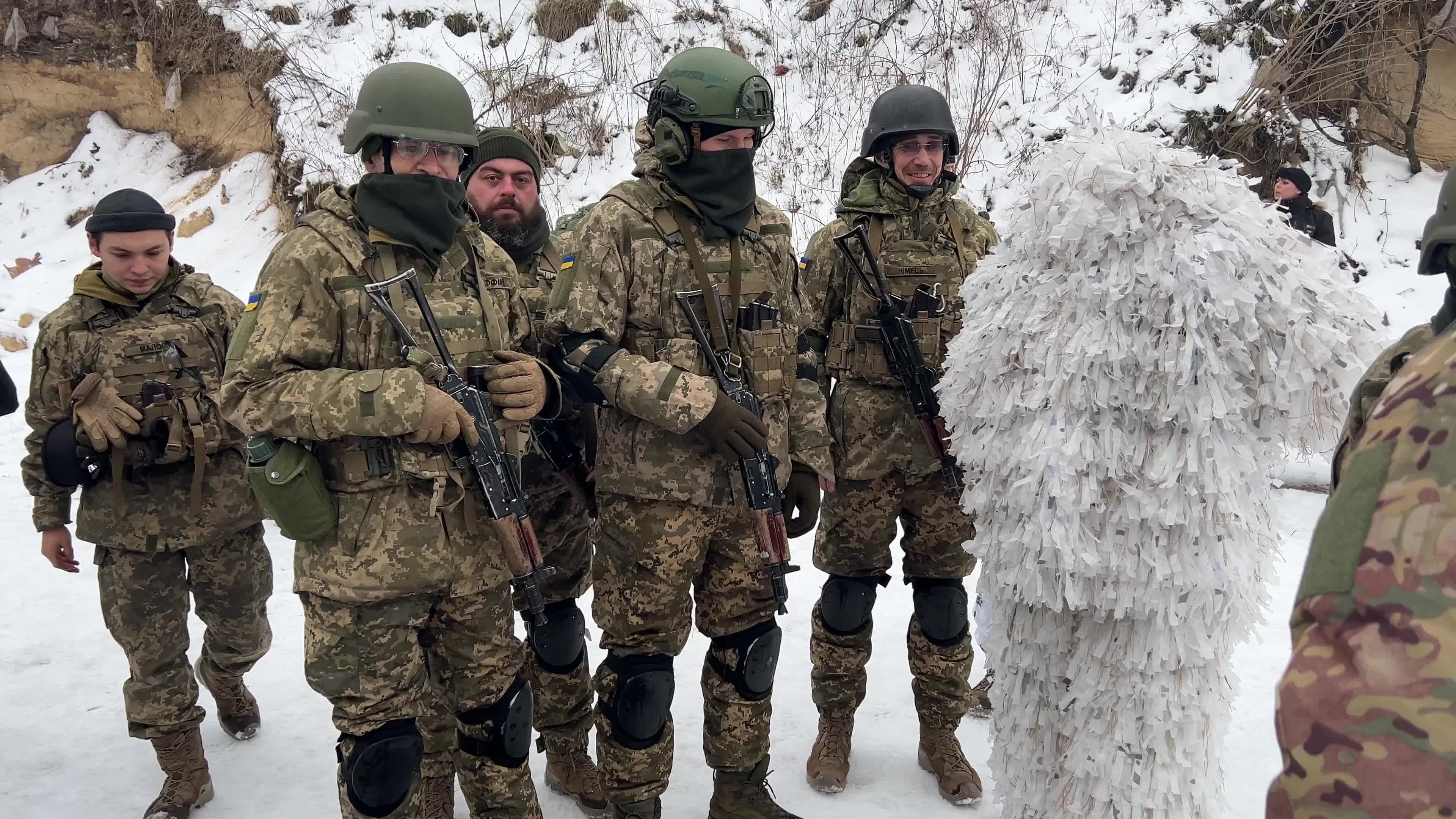 Siberian Battalion's Military Drills in Northern Ukraine