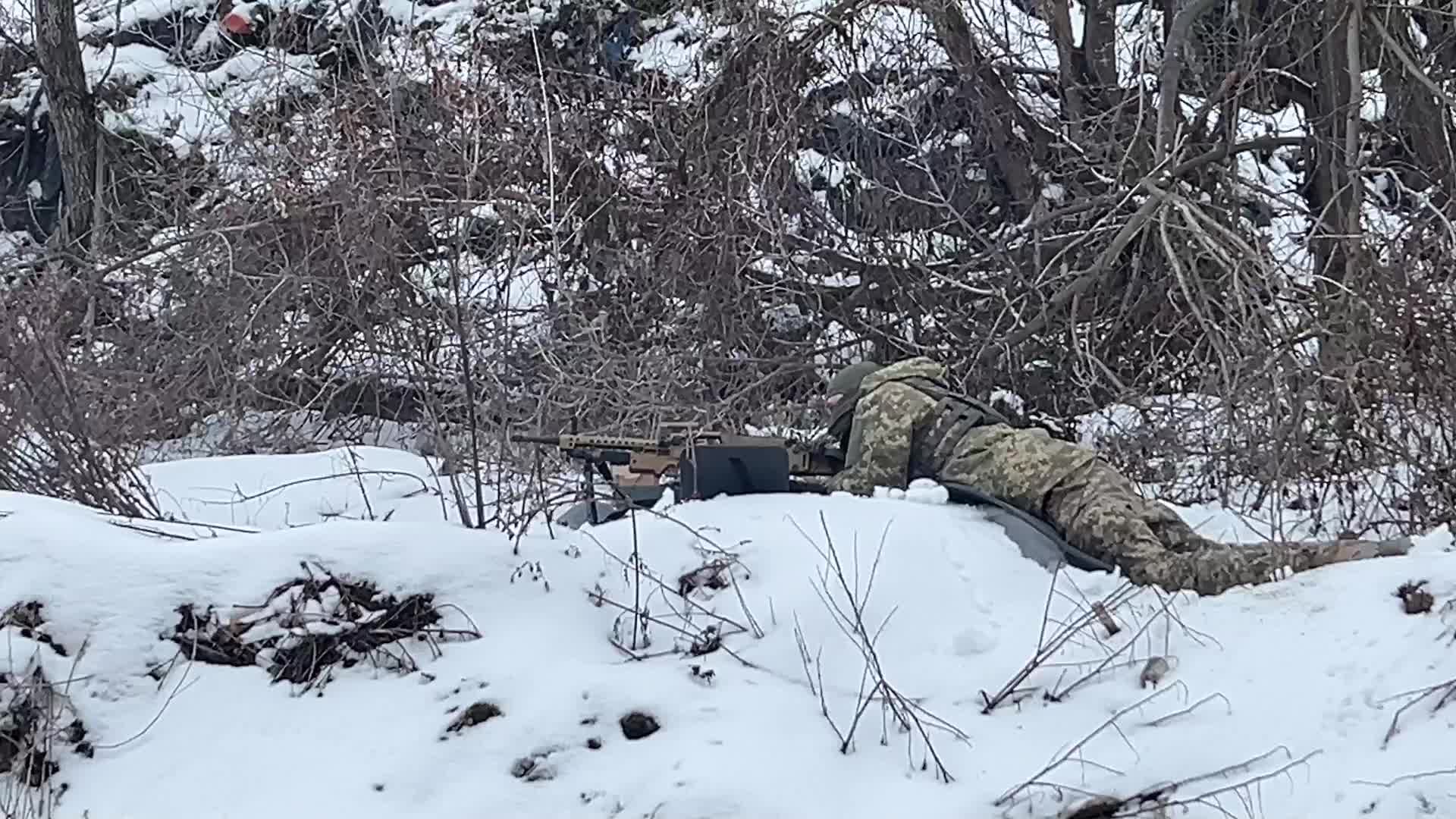 Siberian Battalion's Military Drills in Northern Ukraine