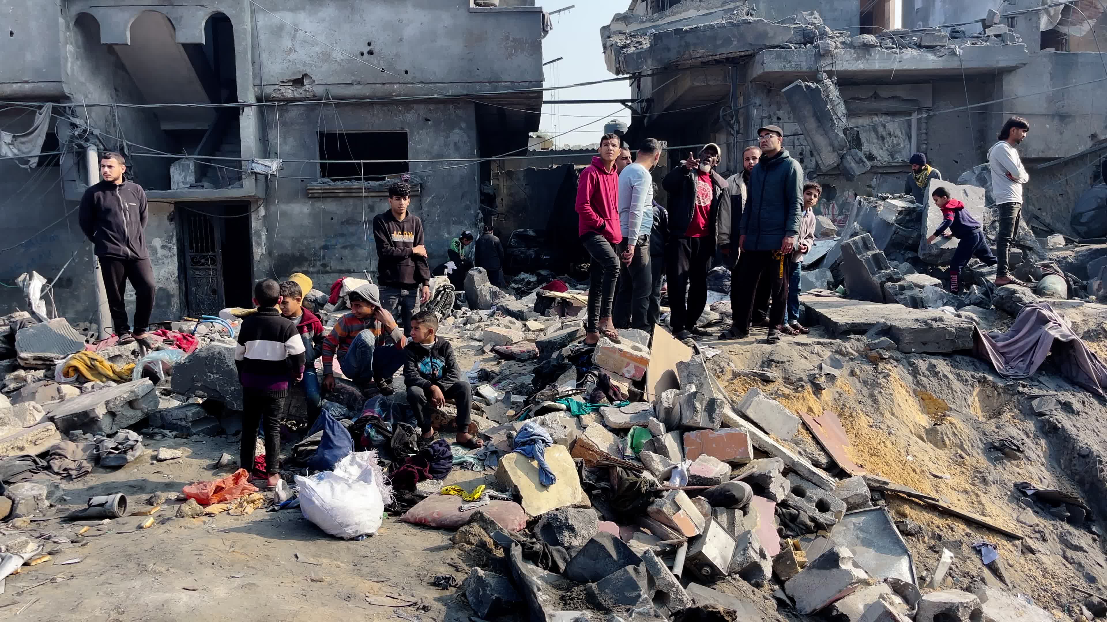 Aftermath of Israeli Airstrike In Gaza, Palestine