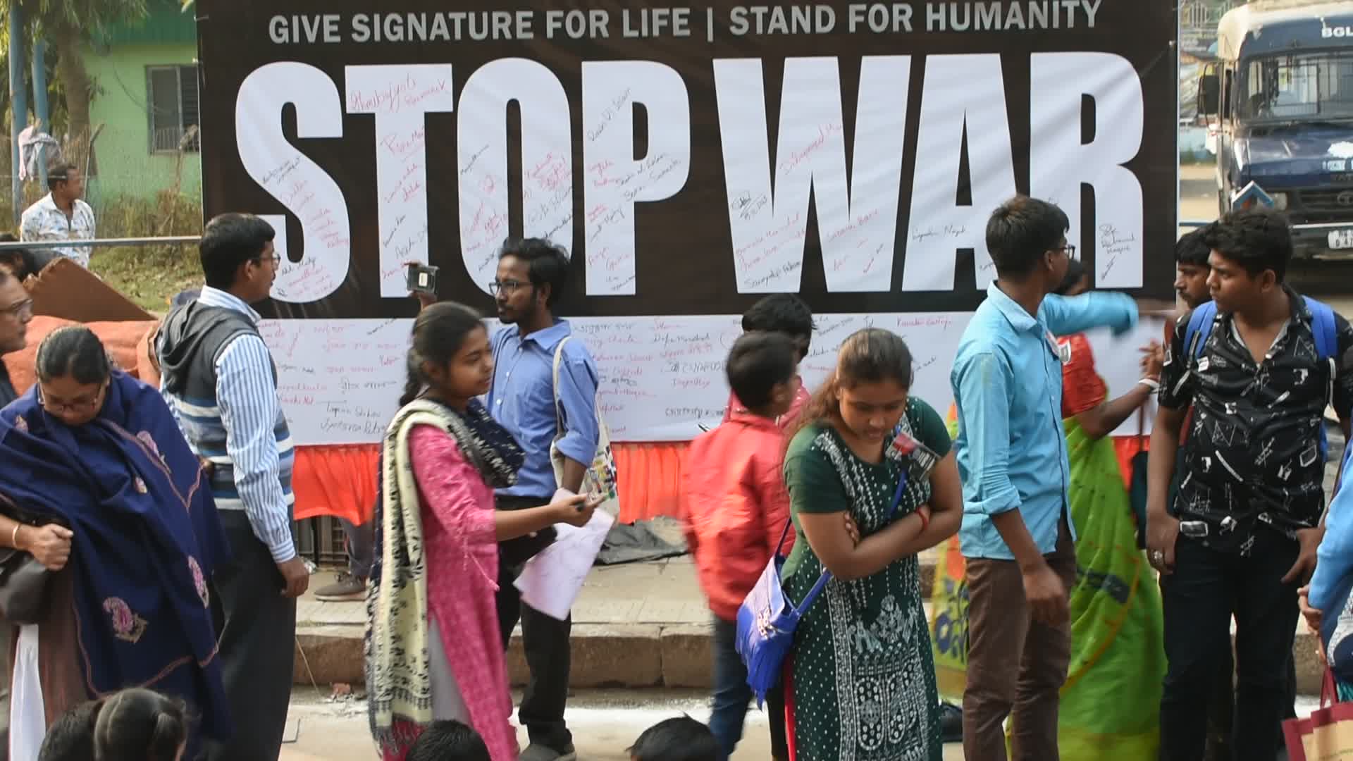Pro Palestine protest in Kolkata.