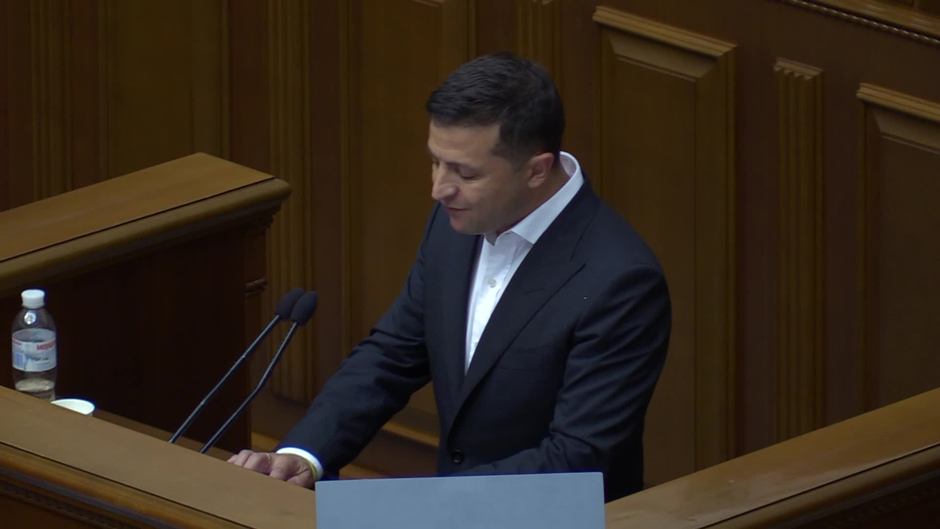 The first session of newly Ukrainian Parliament in Kiev 