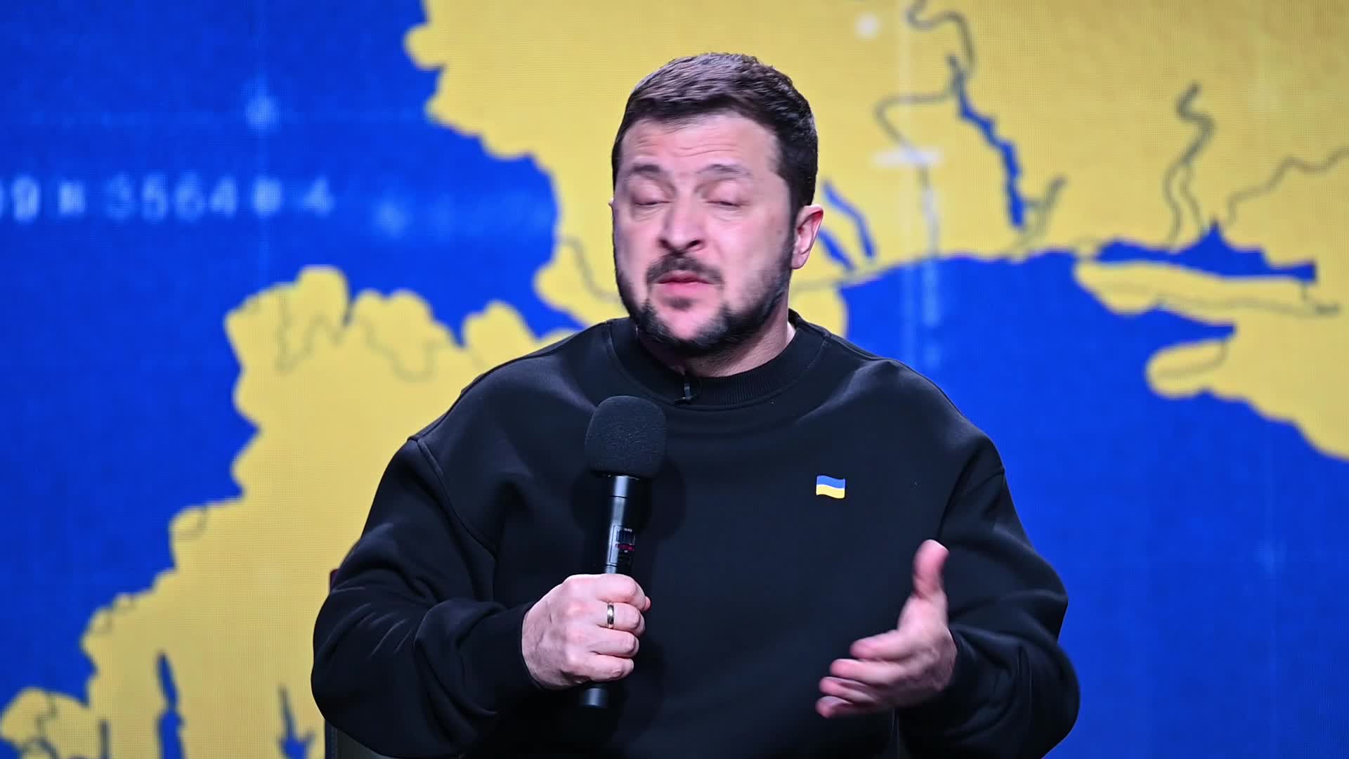 Ukrainian President Volodymyr Zelensky year-end press conference in Kyiv, amid Russia's invasion of Ukraine.

