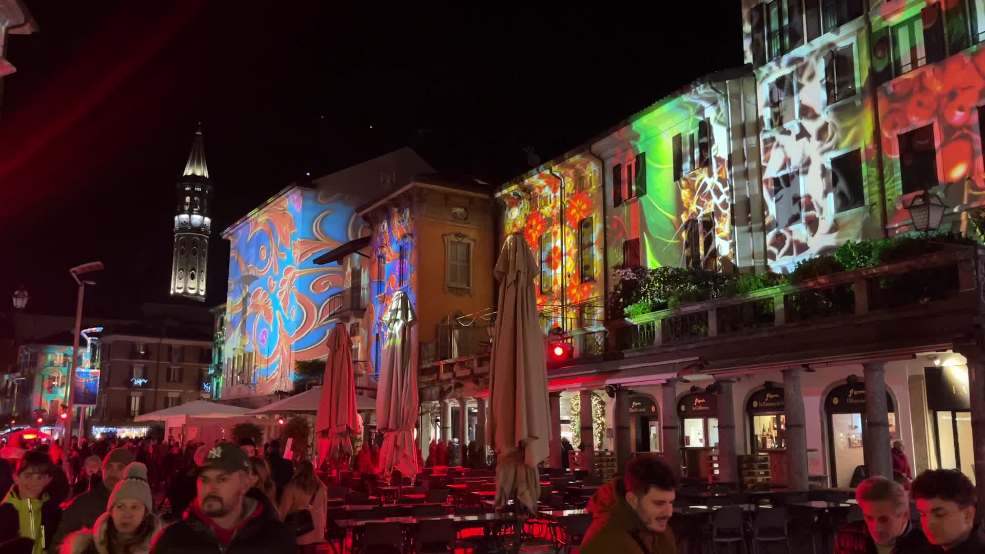 Christmas atmosphere in Lecco