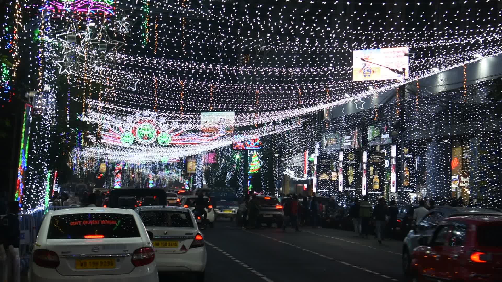 Christmas celebration in Kolkata.
