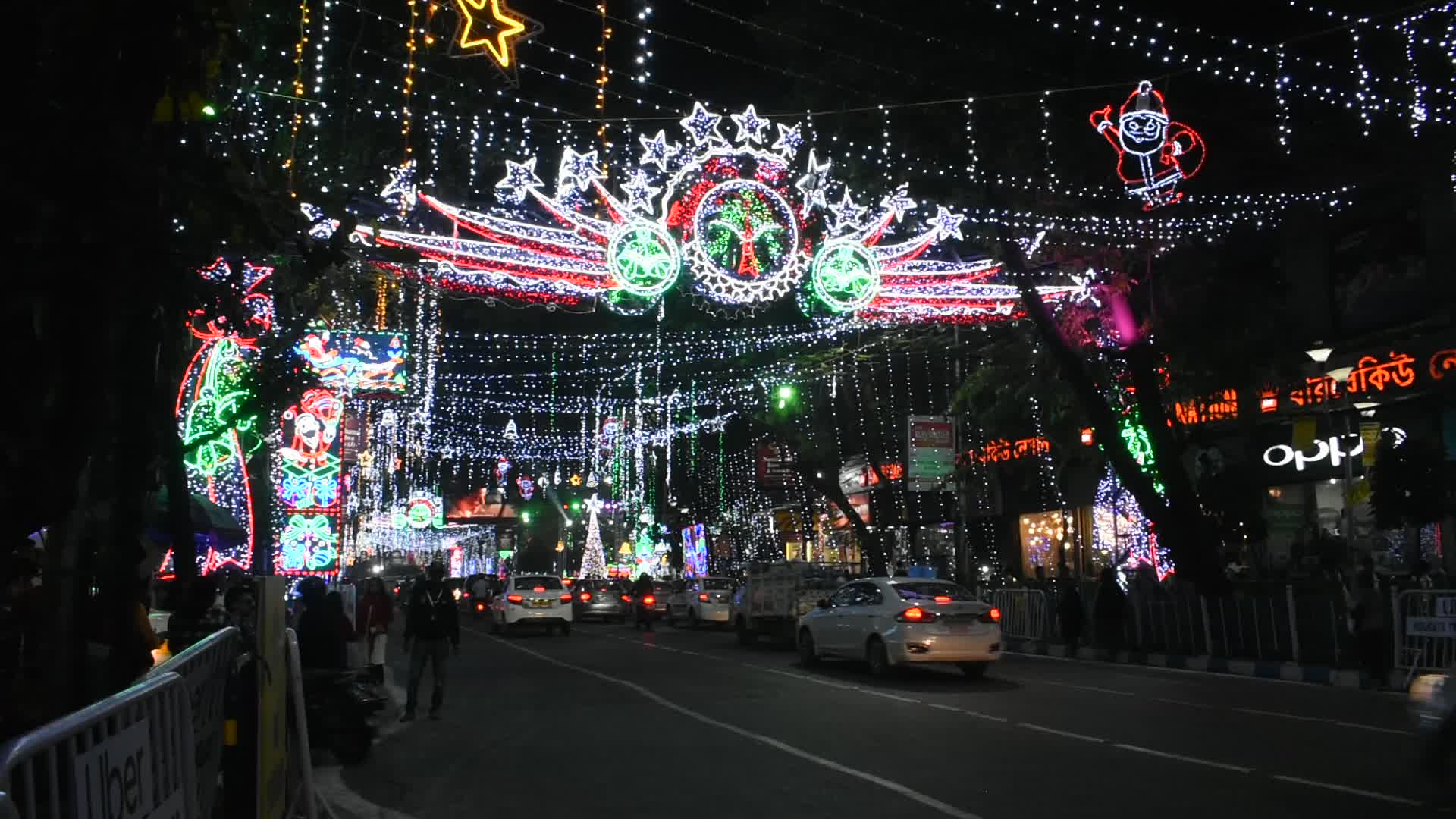 Christmas celebration in Kolkata.