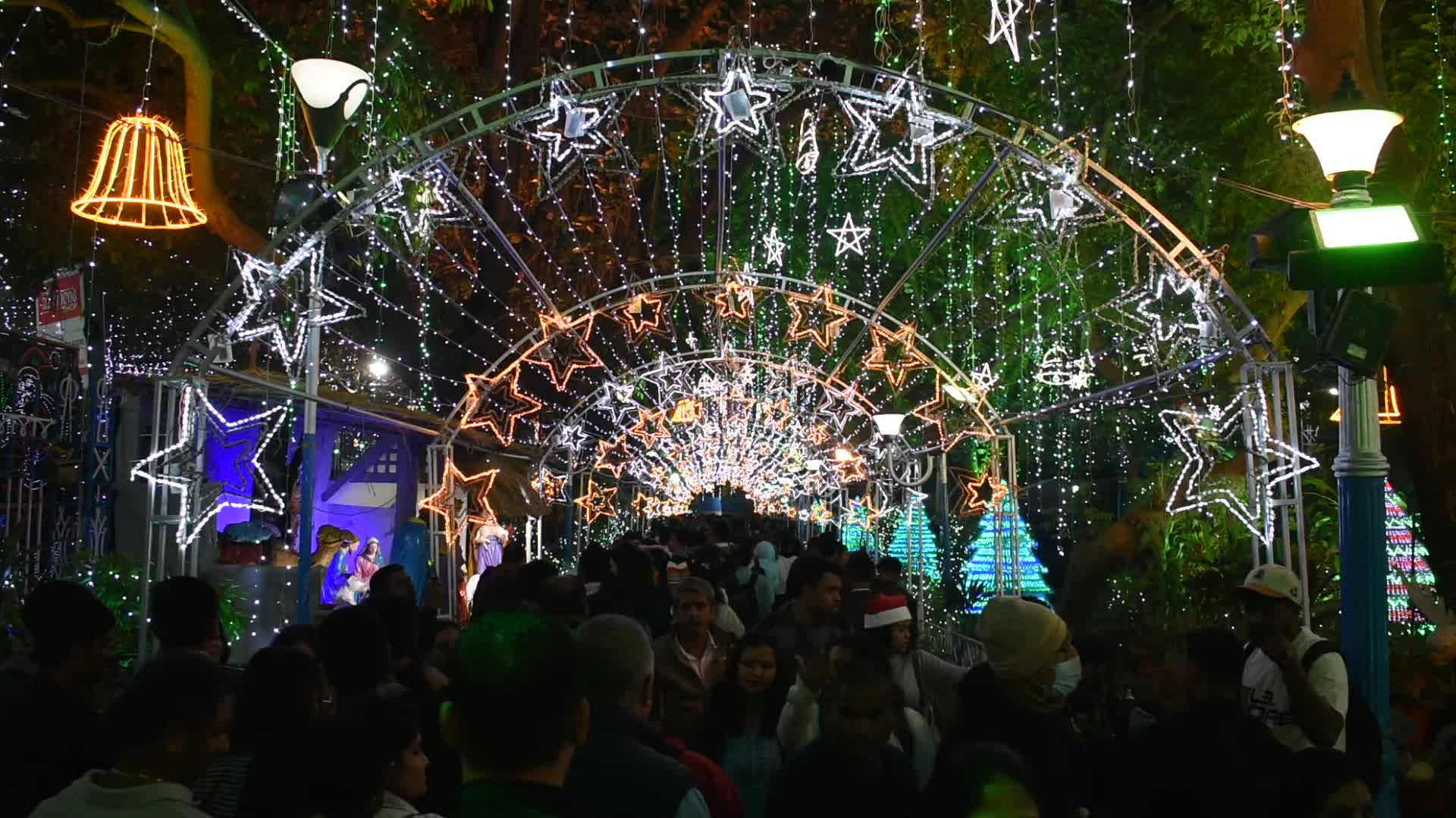 Christmas celebration in Kolkata.