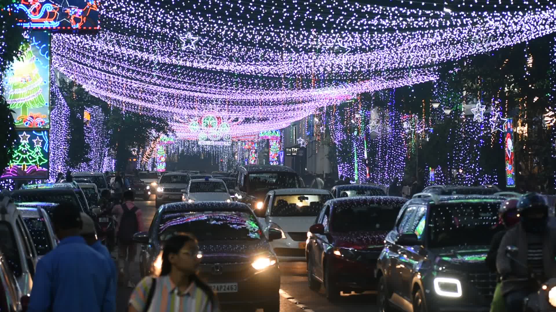 Christmas celebration in Kolkata.