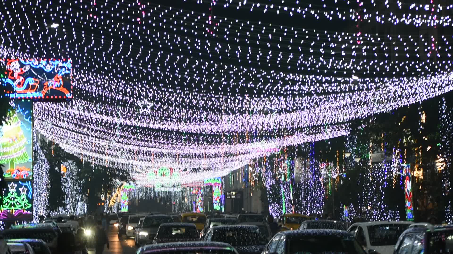 Christmas celebration in Kolkata.