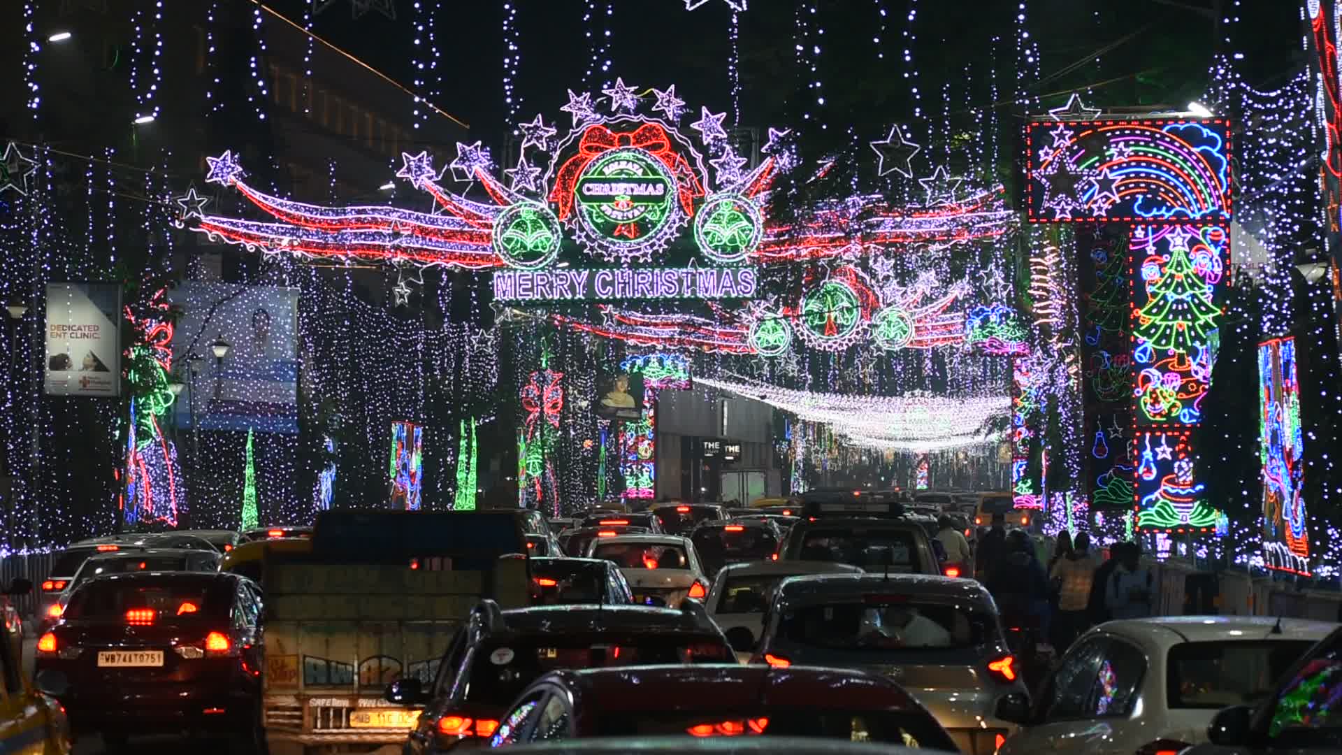Christmas celebration in Kolkata.