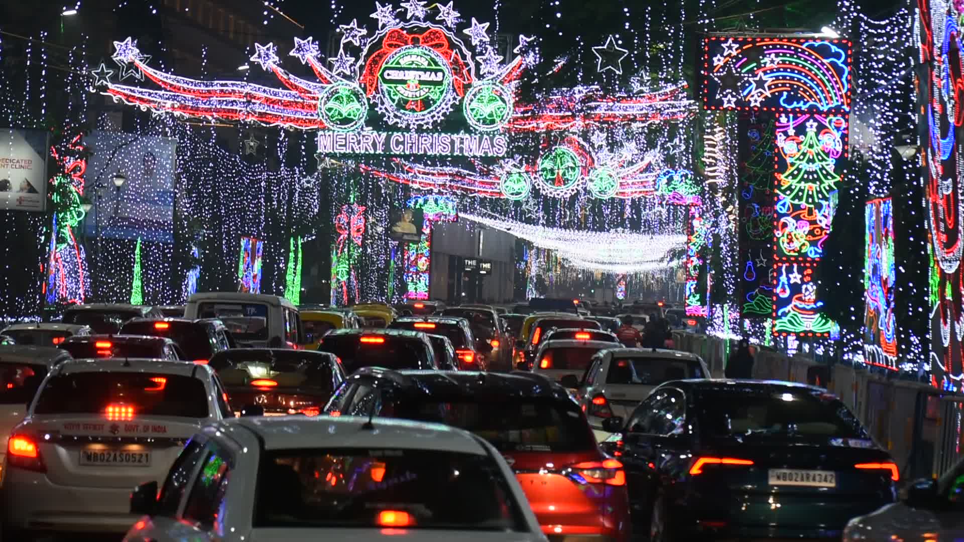 Christmas celebration in Kolkata.