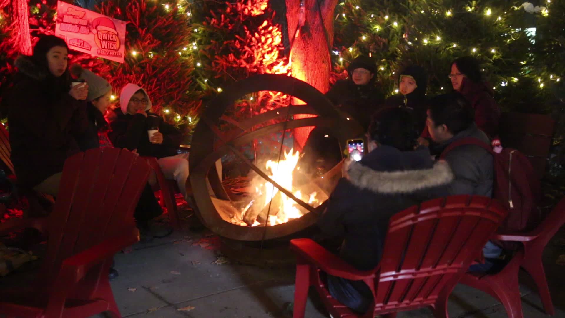Daily life during winter in Toronto