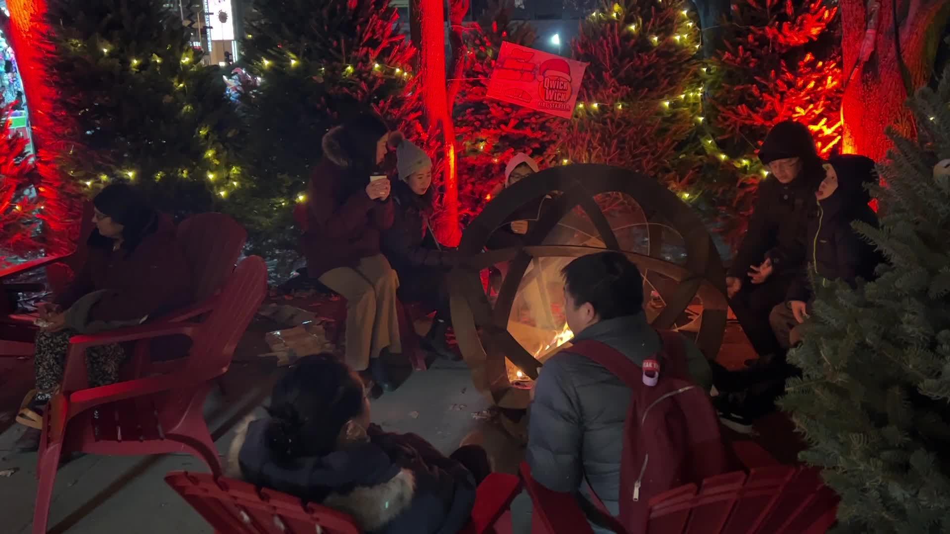 Daily life during winter in Toronto