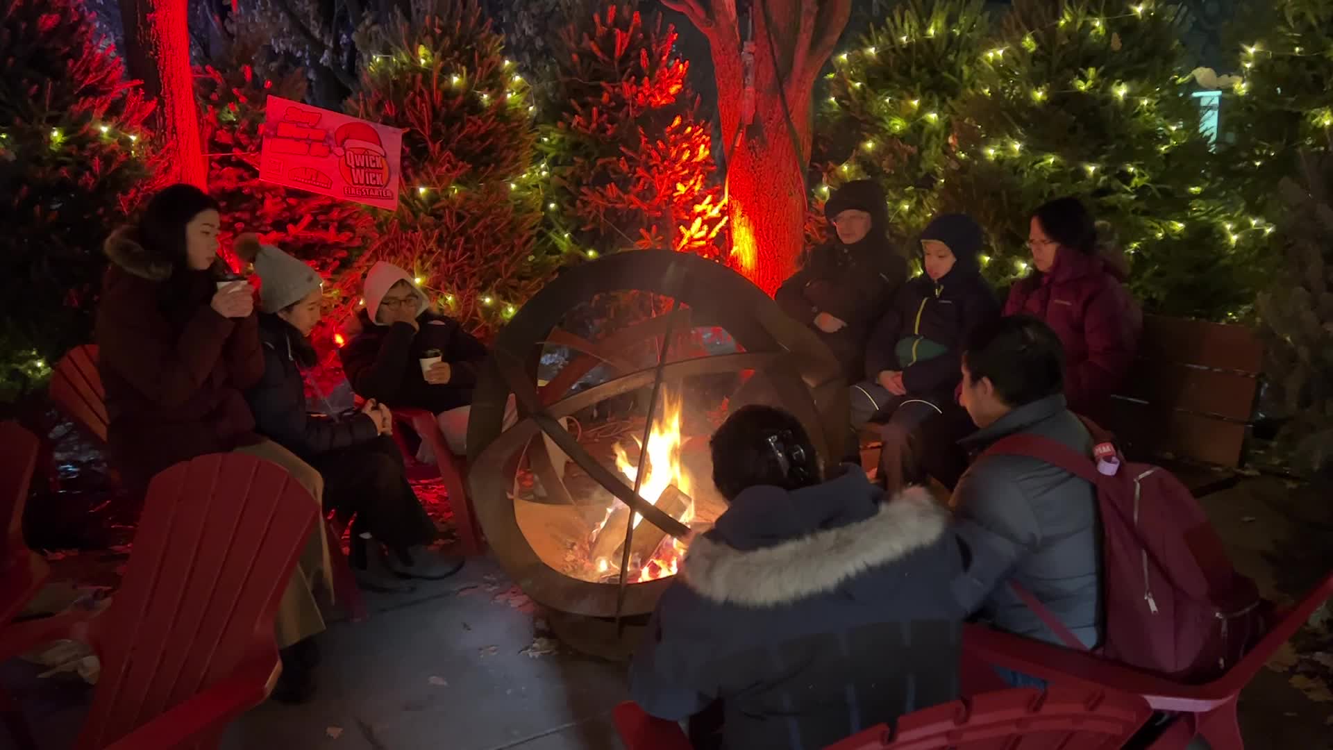 Daily life during winter in Toronto