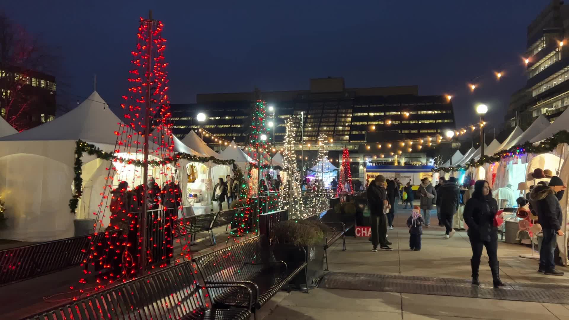 Christmas Season in Toronto, Canada