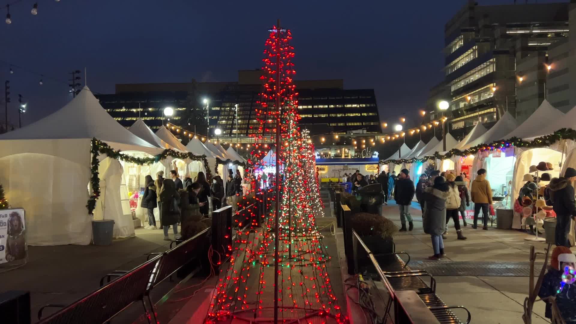 Christmas Season in Toronto, Canada