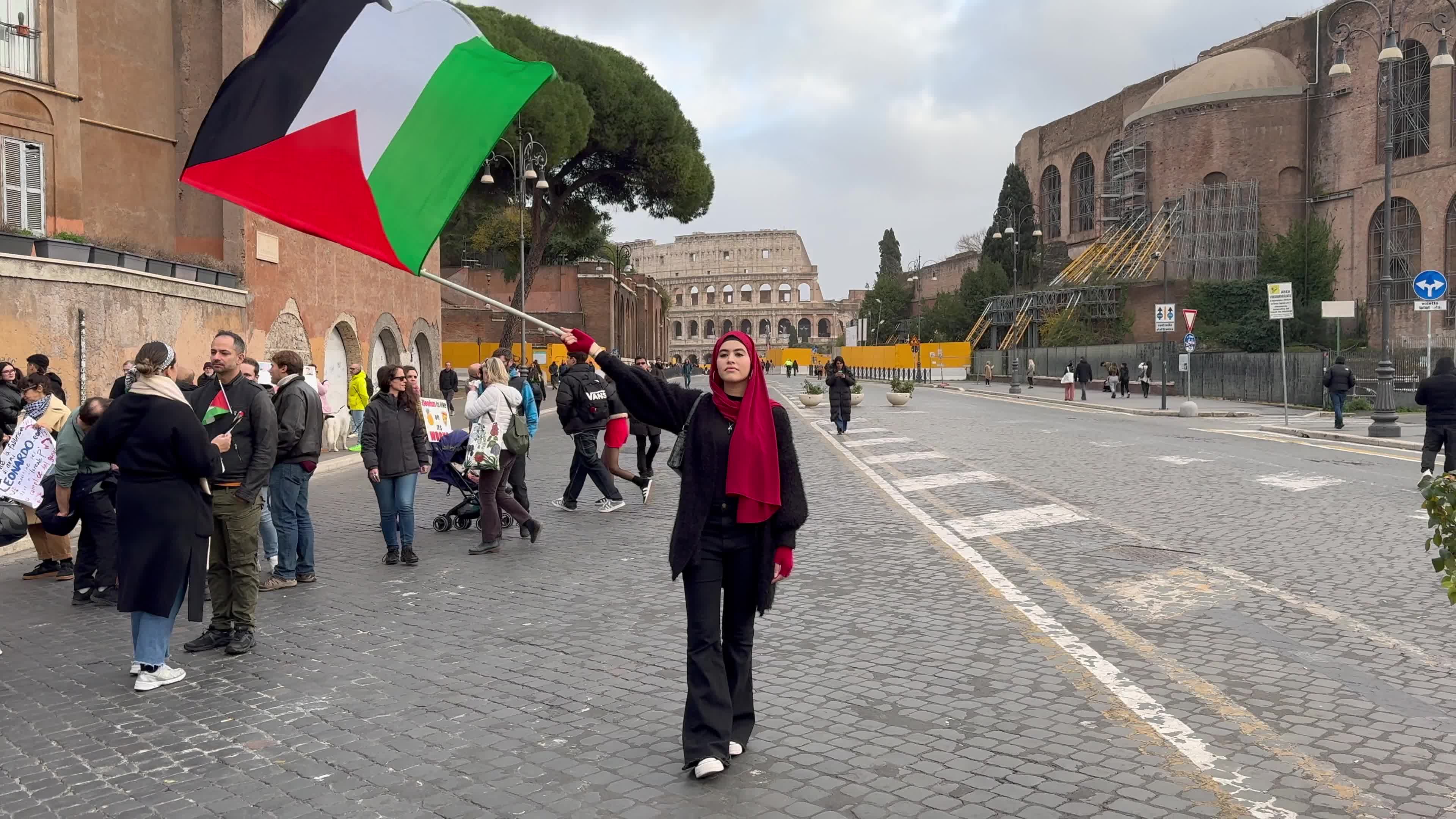 Pro Palestine Rally In Rome, Italy