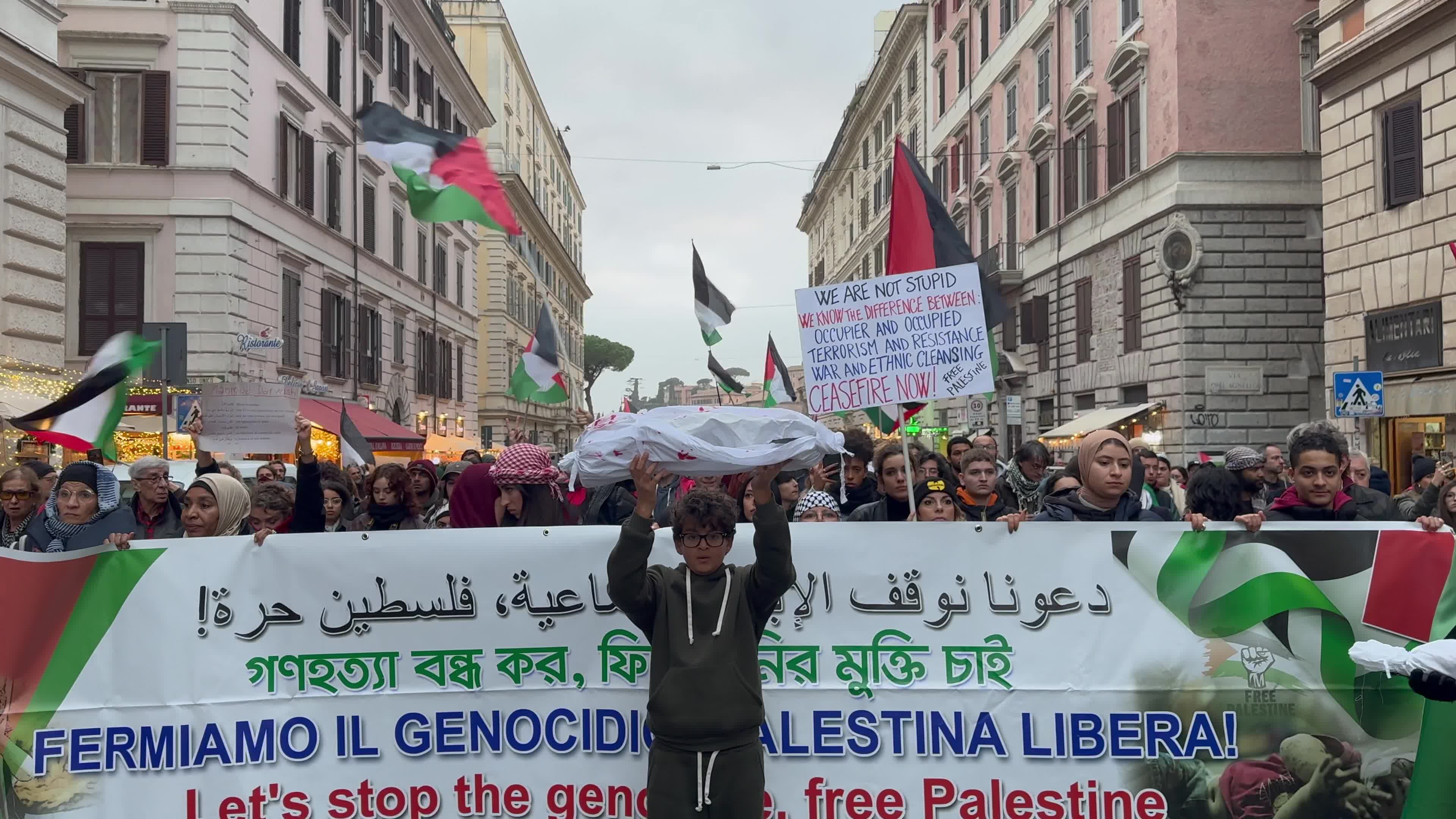 Pro Palestine Rally In Rome, Italy