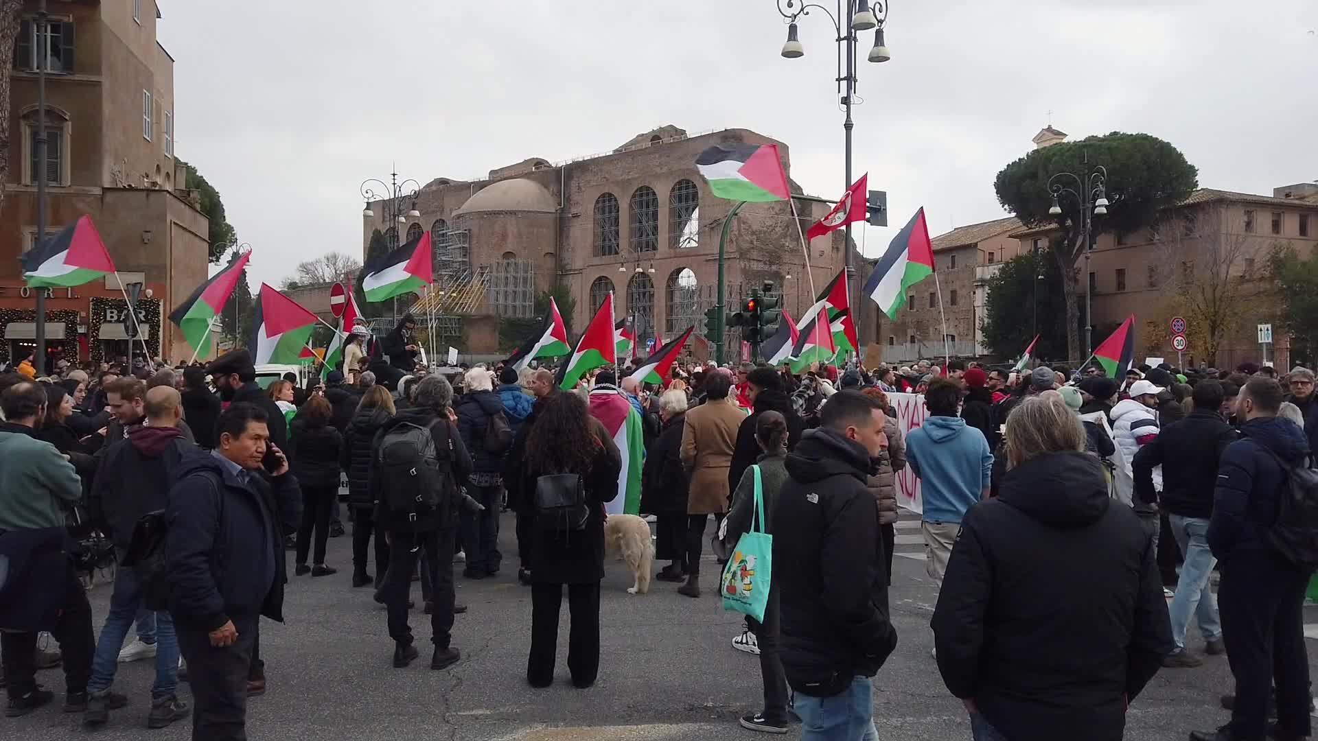 Demonstration for 'Solidarity with Palestine'