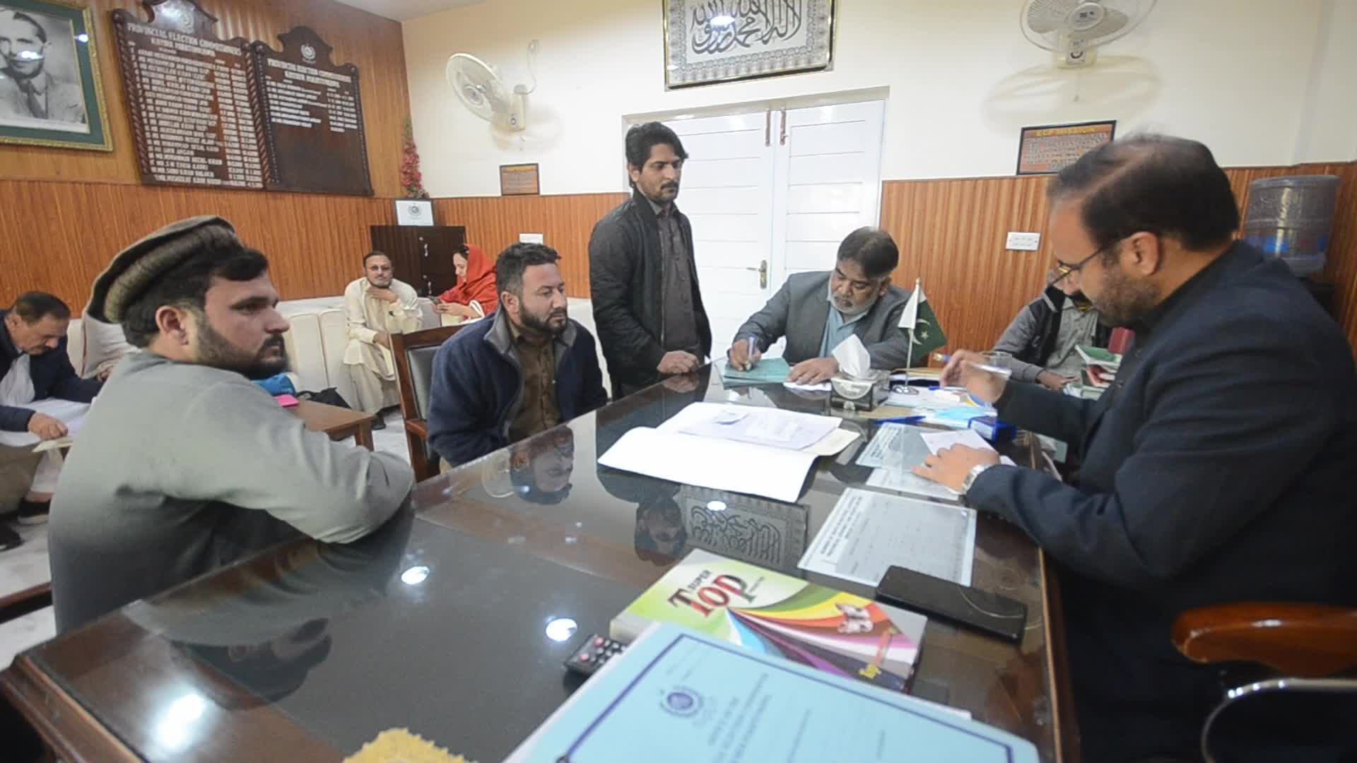 Pakistan Election Commission began receiving nomination papers for the upcoming general elections 