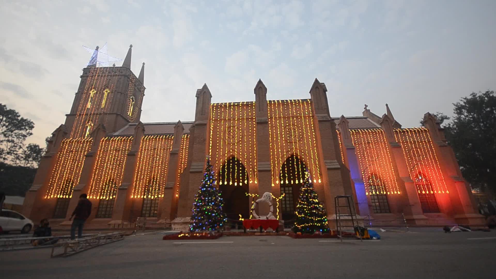Preparations ahead of Christmas celebrations in Peshawar