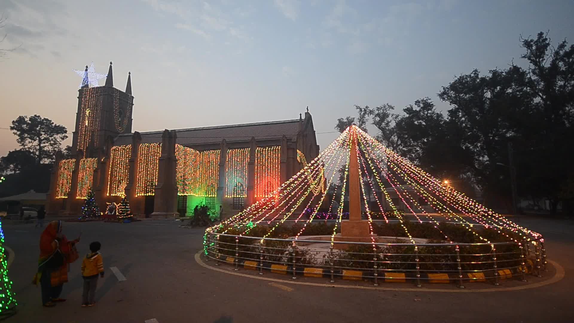 Preparations ahead of Christmas celebrations in Peshawar