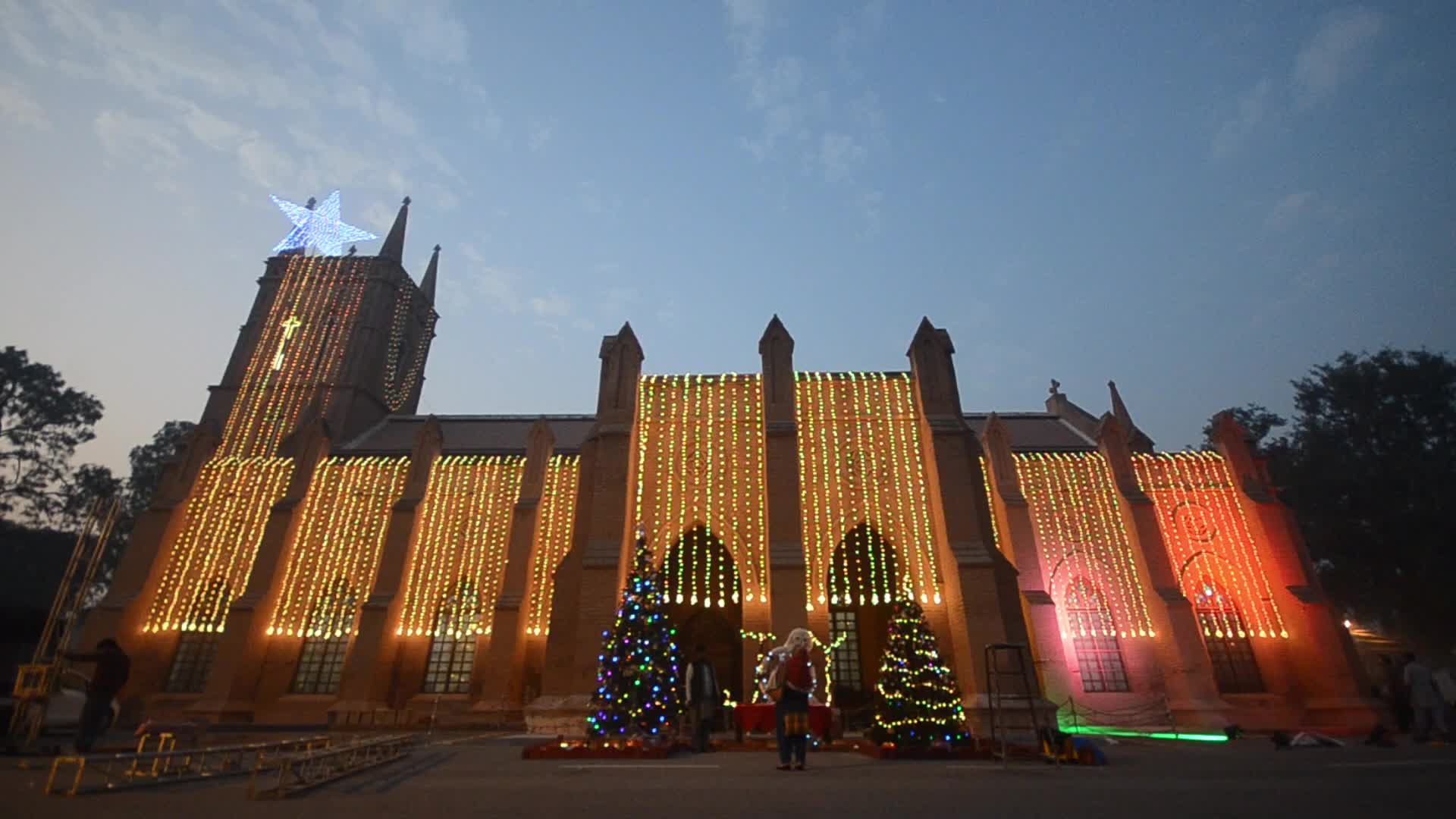 Preparations ahead of Christmas celebrations in Peshawar
