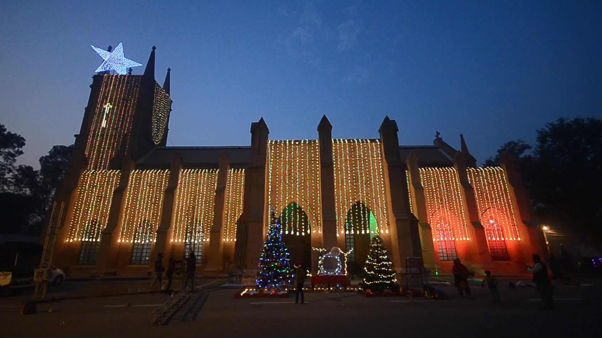 Preparations ahead of Christmas celebrations in Peshawar