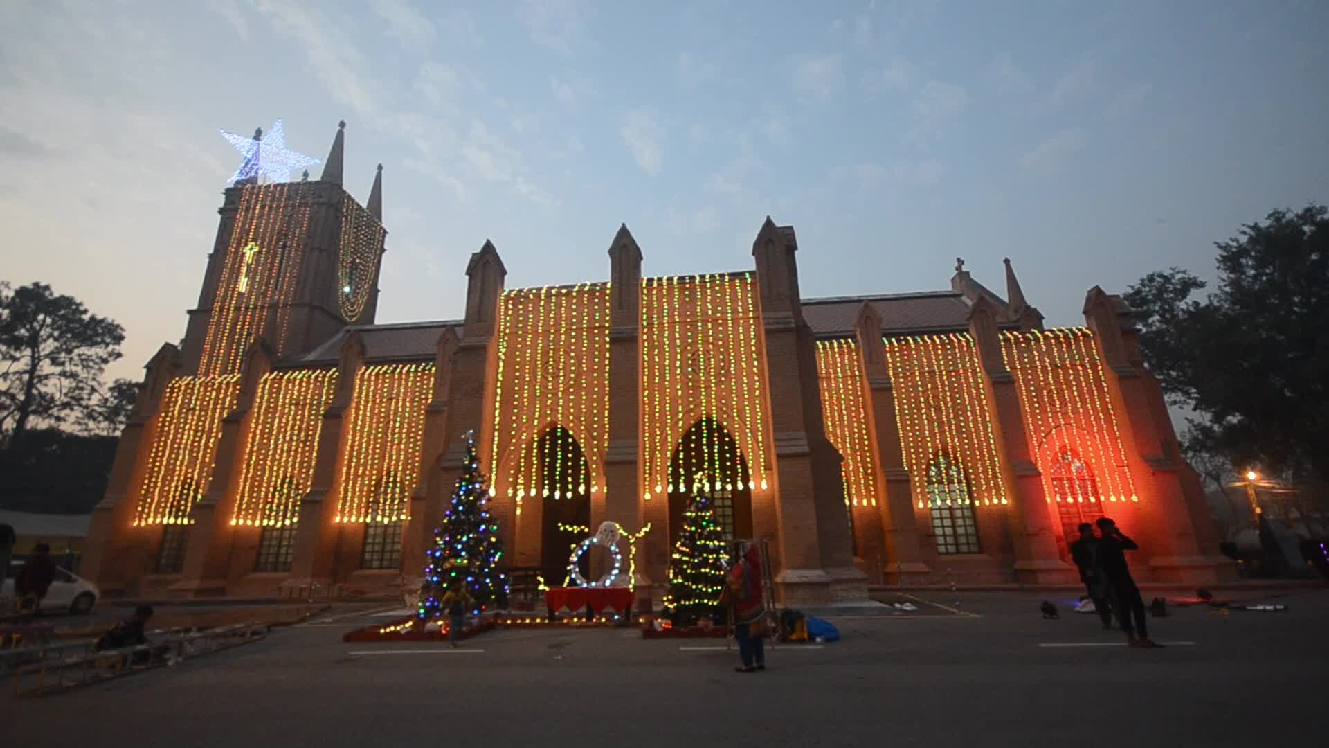 Preparations ahead of Christmas celebrations in Peshawar
