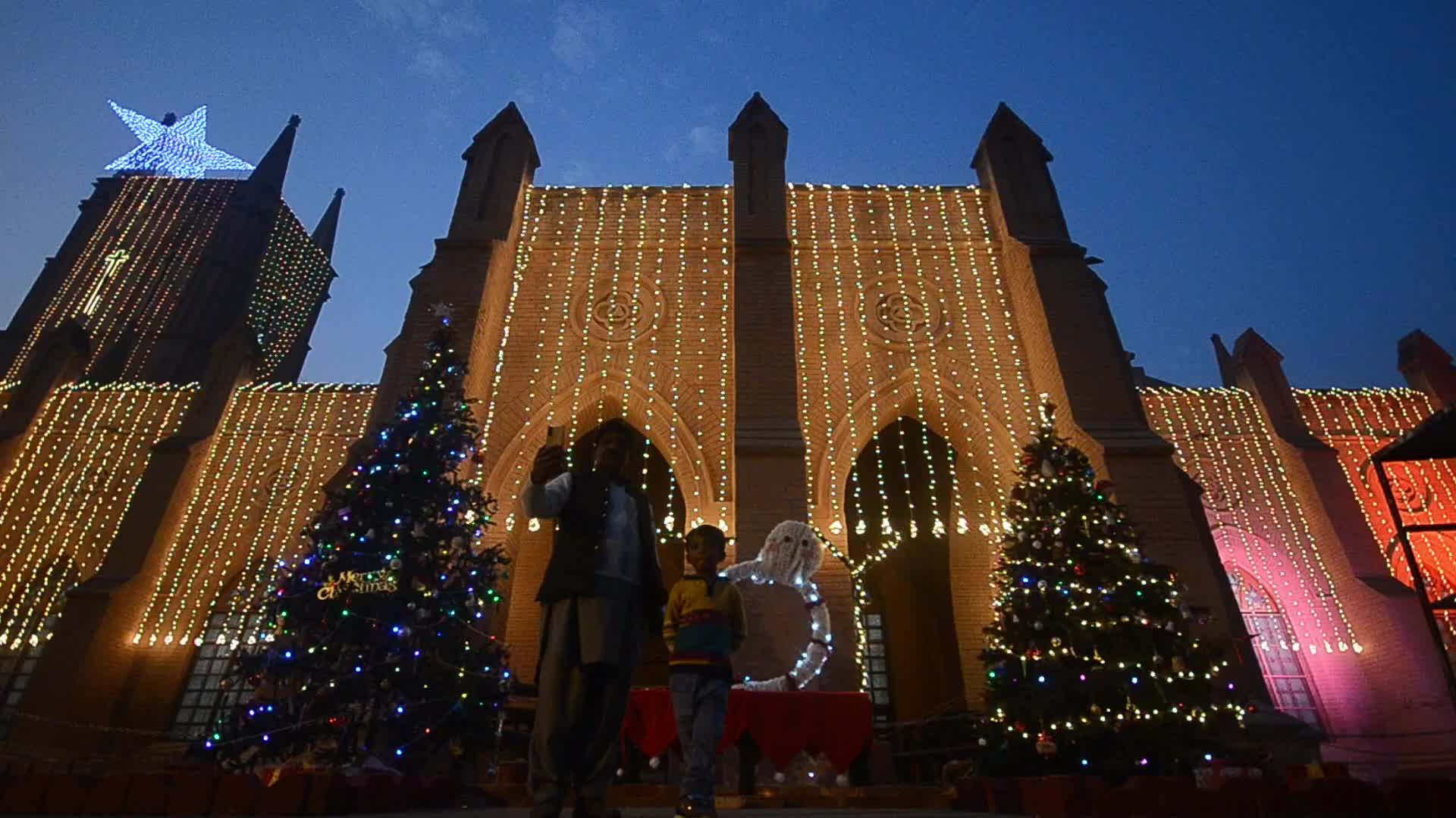 Preparations ahead of Christmas celebrations in Peshawar