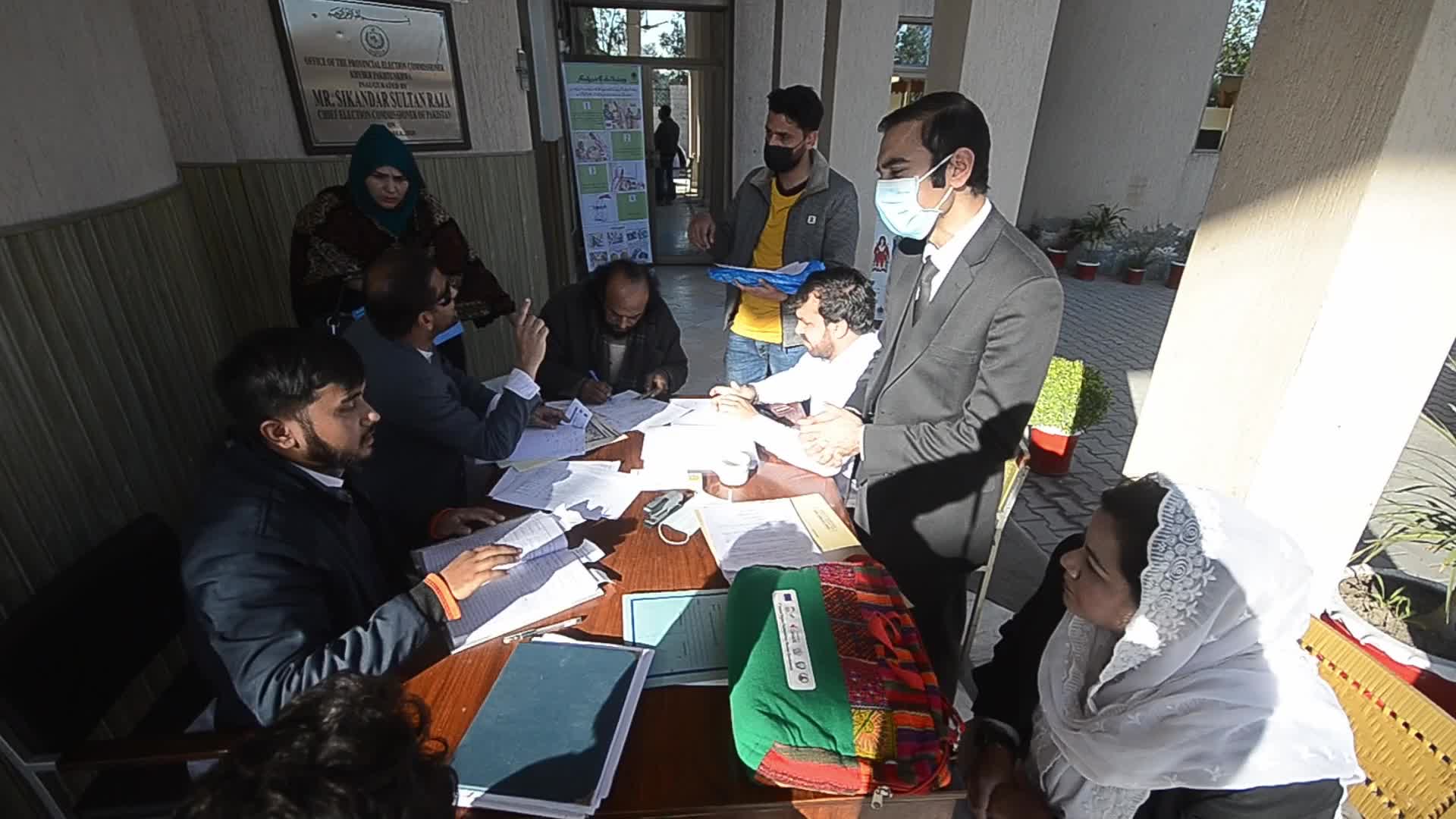 Pakistan Election Commission began receiving nomination papers for the upcoming general elections 