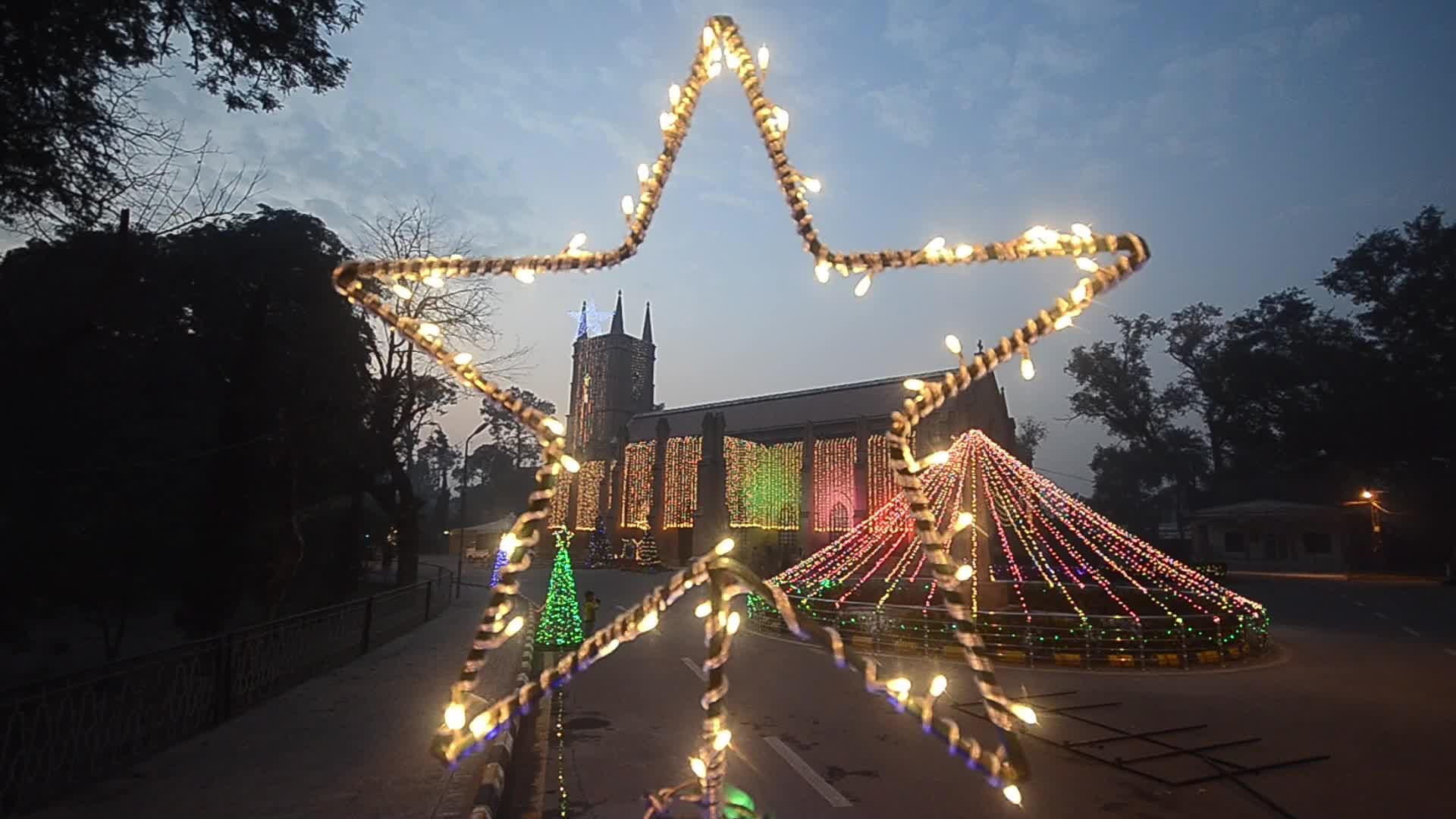 Preparations ahead of Christmas celebrations in Peshawar